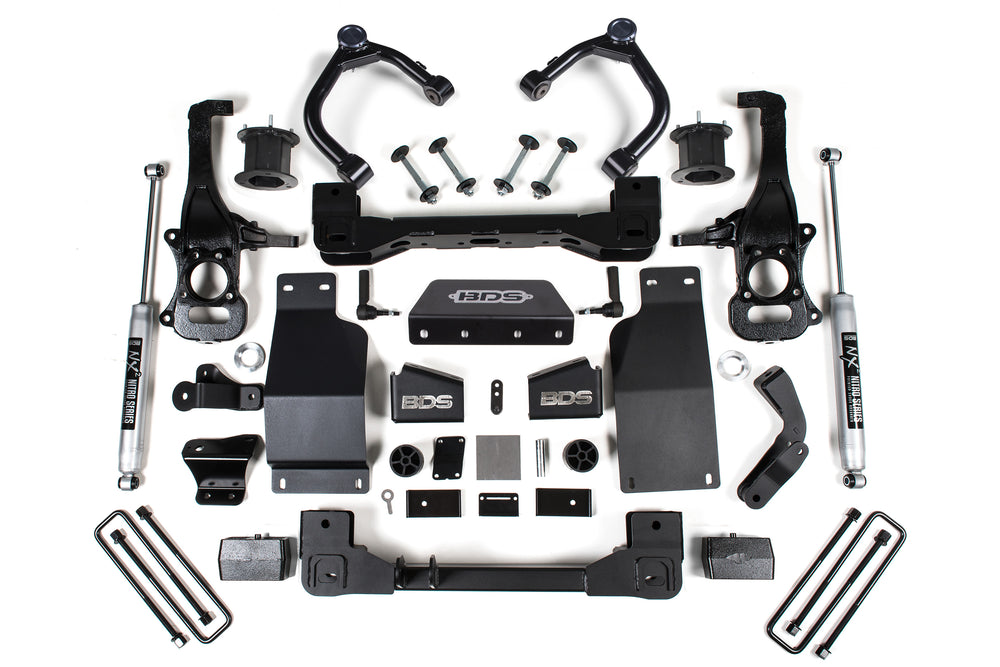 4 Inch Lift Kit | Chevy Silverado or GMC Sierra 1500 (19-24) 4WD | Diesel - NX2 Nitro Series / Strut Spacer