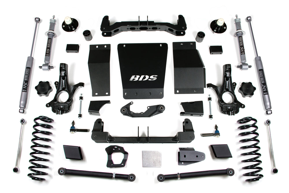 6 Inch Lift Kit | Chevy/GMC Suburban, Tahoe, Yukon/XL 1500 (15-19) 4WD - FOX 2.0 Performance Series / Aluminum / Stamped Steel