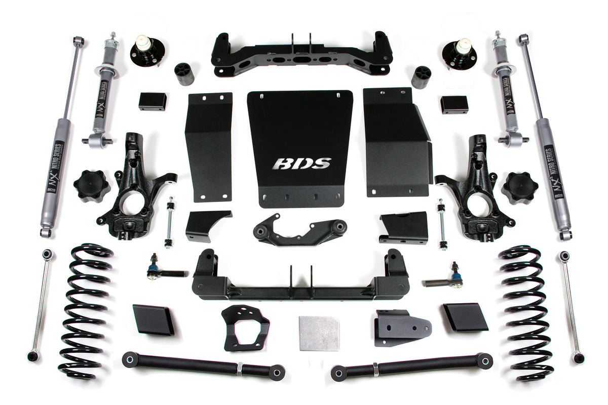 6 Inch Lift Kit | Chevy/GMC Suburban, Tahoe, Yukon/XL 1500 (15-19) 4WD - FOX 2.0 Performance Series / Aluminum / Stamped Steel