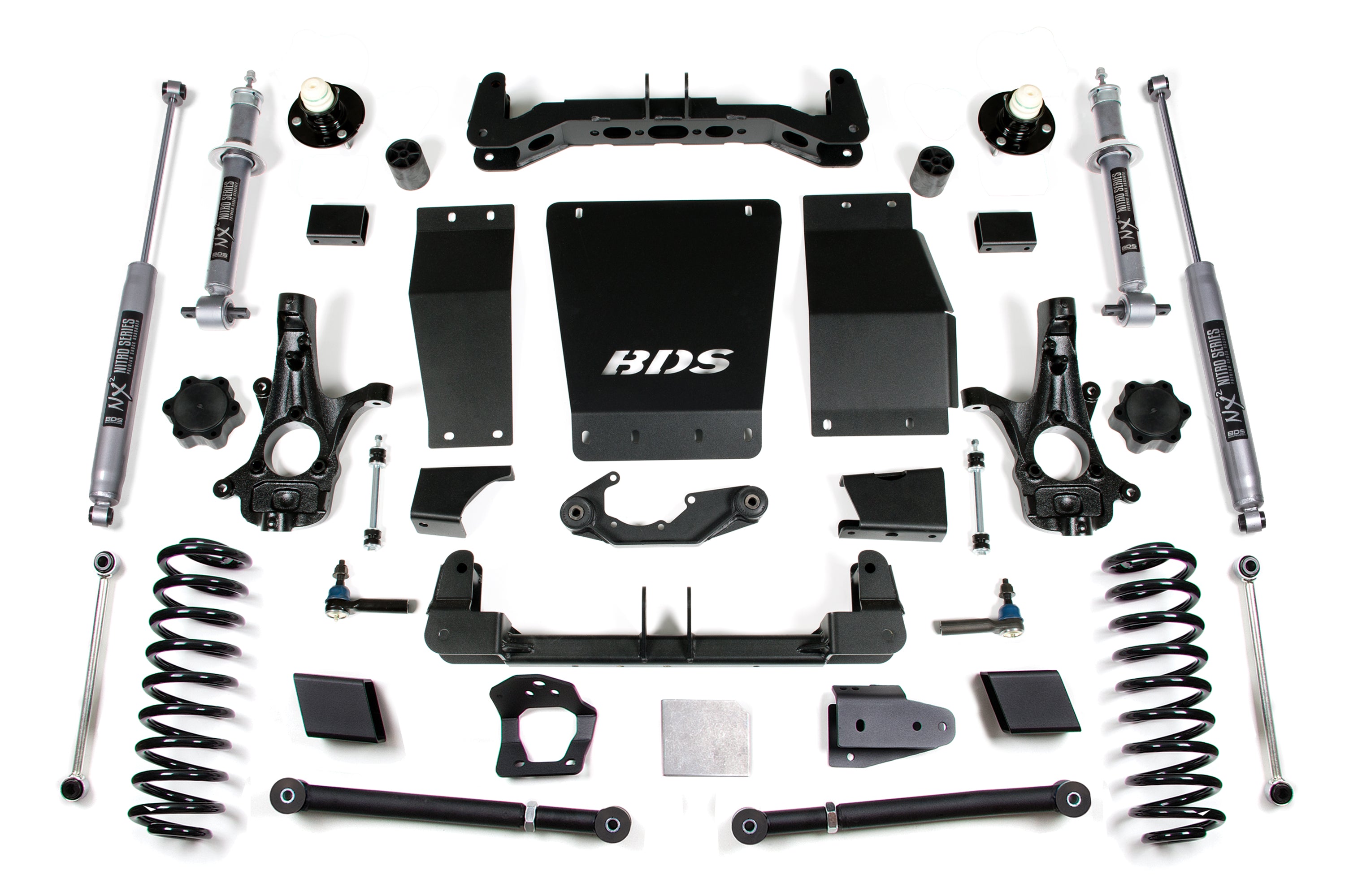6 Inch Lift Kit | Chevy/GMC Suburban, Tahoe, Yukon/XL 1500 (15-19) 4WD - NX2 Nitro Series / Cast Steel