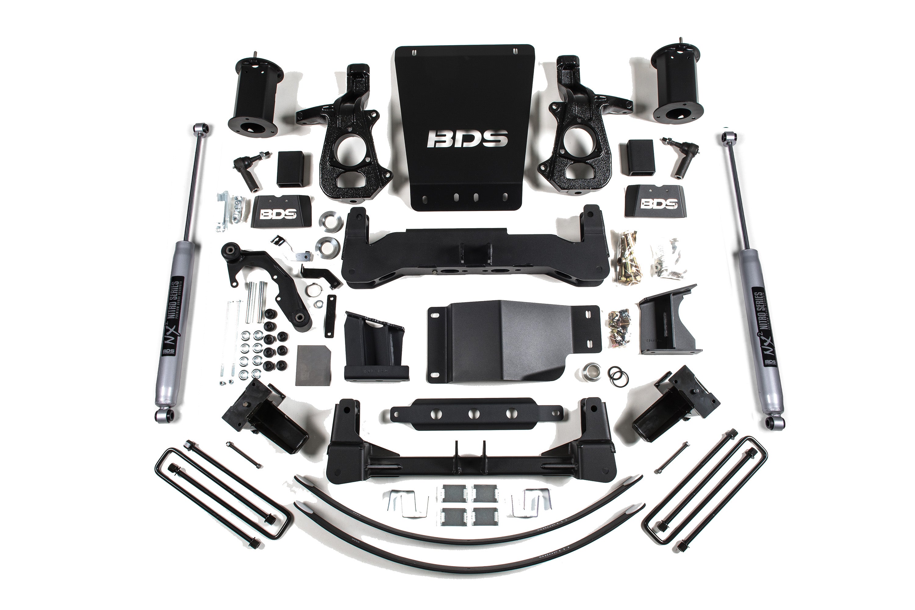 8 Inch Lift Kit | Chevy Silverado or GMC Sierra 1500 (14-18) 4WD - FOX 2.0 Performance Series / Cast Steel