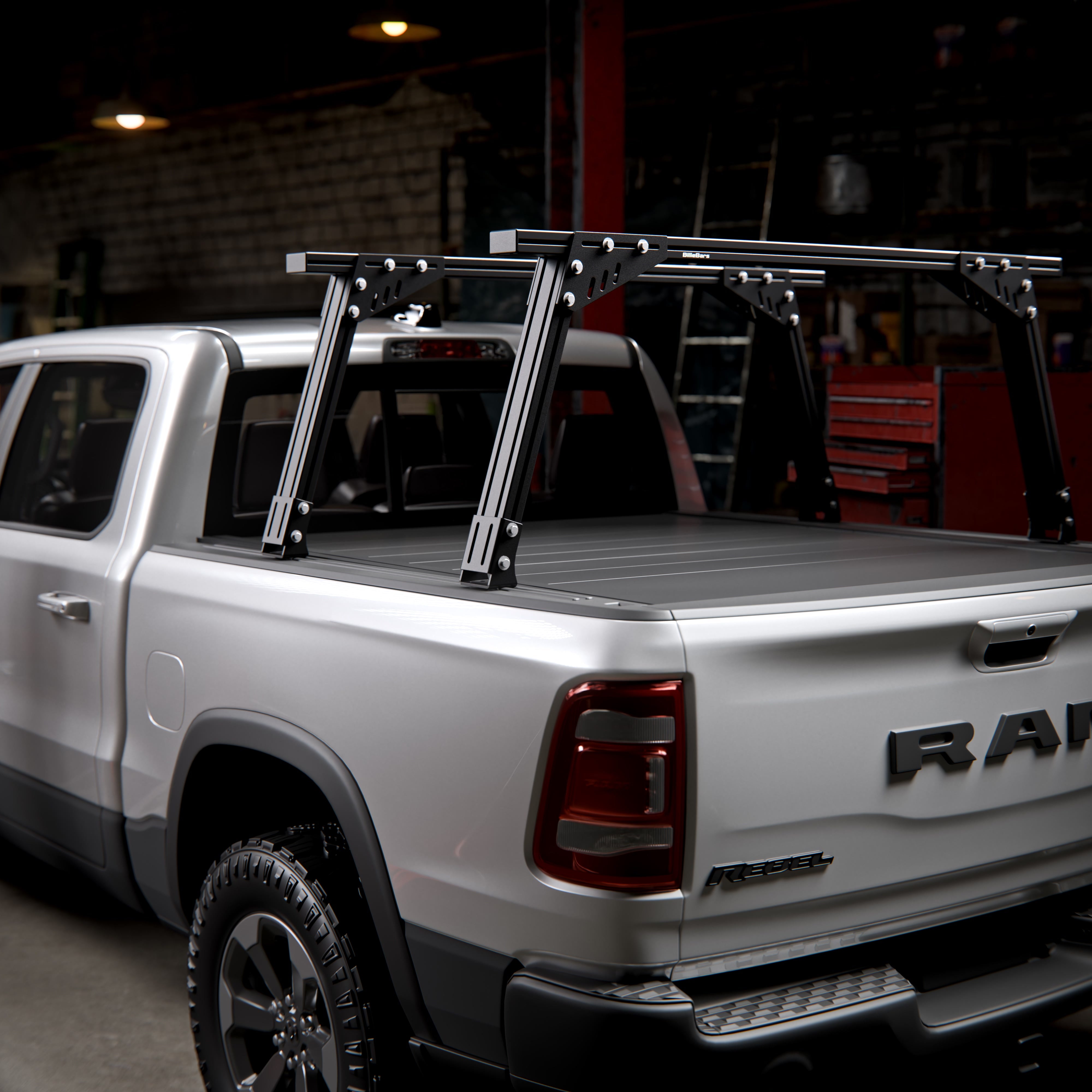 RAM 1500, 2500, 3500 - Bed Rack For Retractable Covers with T-slots – image 7