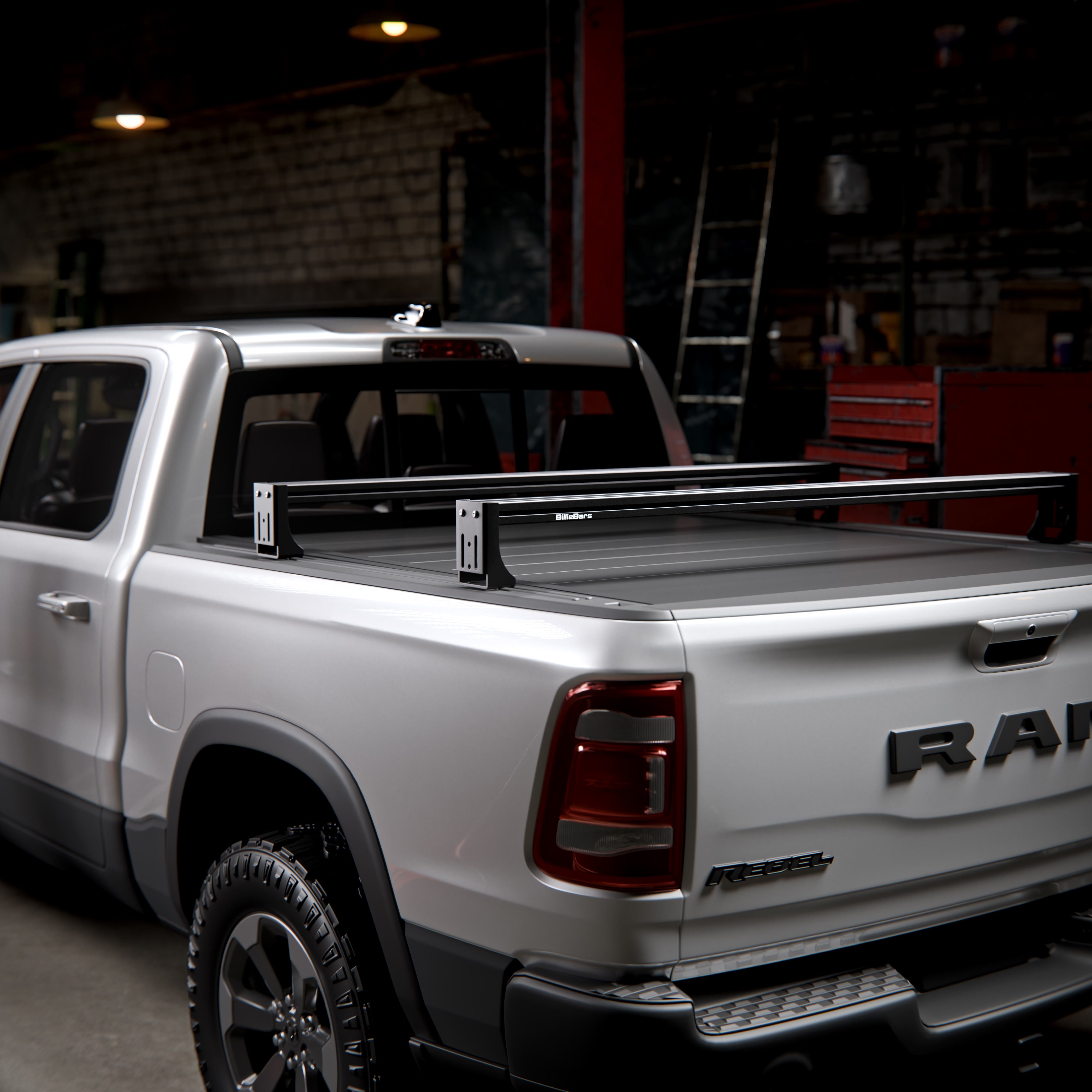 RAM 1500, 2500, 3500 - Bed Rack For Retractable Covers with T-slots – image 4