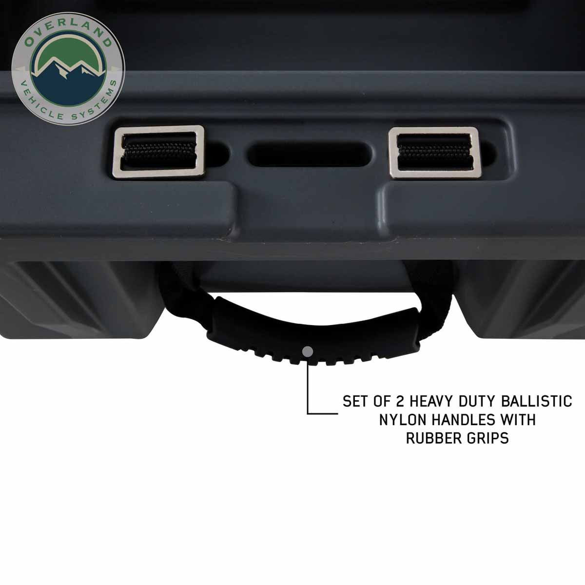 D.B.S.  - Dark Grey 117 QT Dry Box With Drain and Bottle Opener