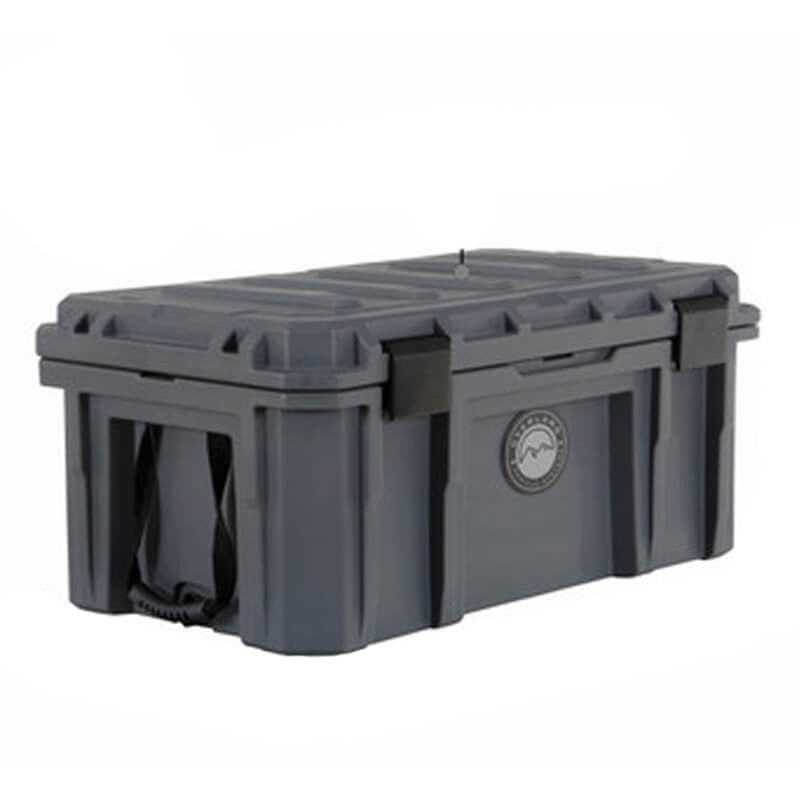 D.B.S. - Dark Grey 95 QT Dry Box With Drain and Bottle Opener