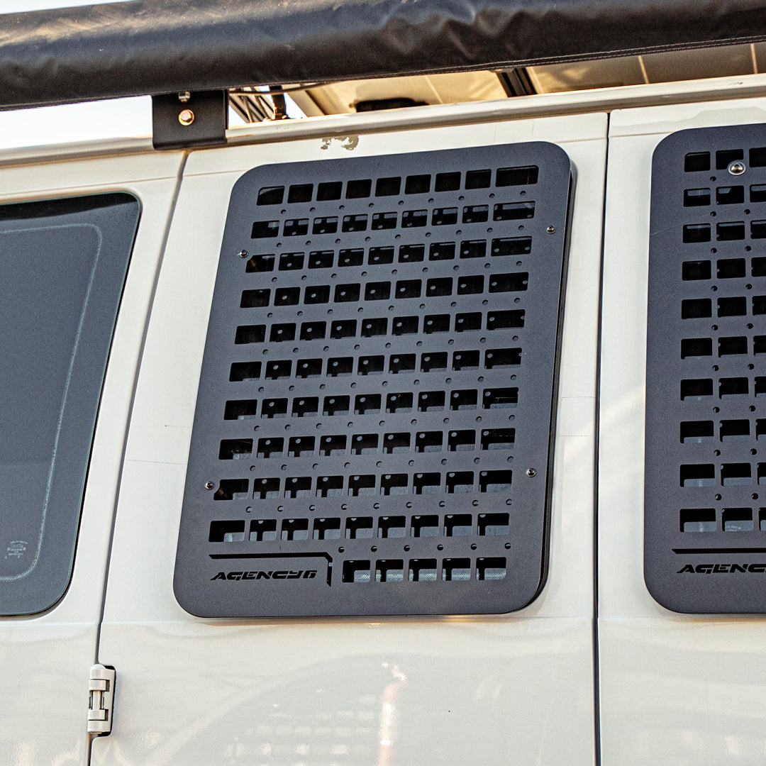 Ford E350 Passenger Side Window GRIDS (Left Barn Door) – image 2