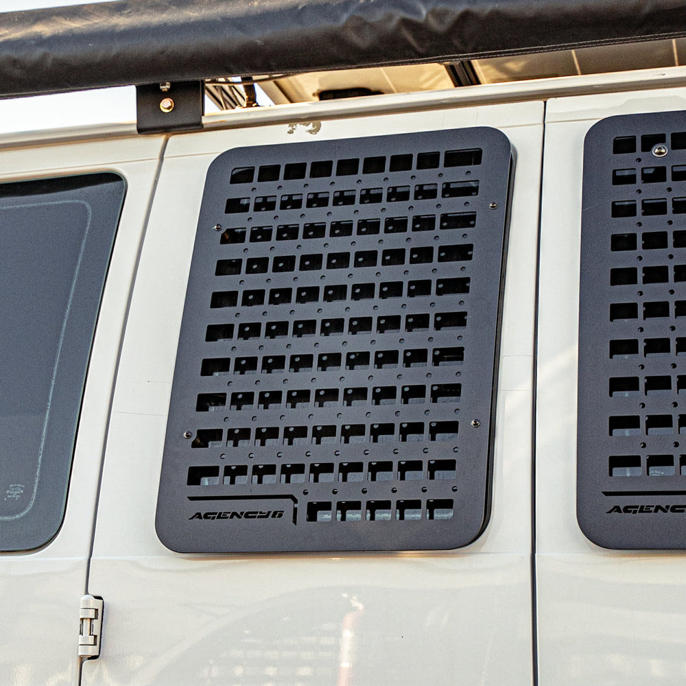 Ford E350 Passenger Side Window GRIDS (Left Barn Door) – image 2