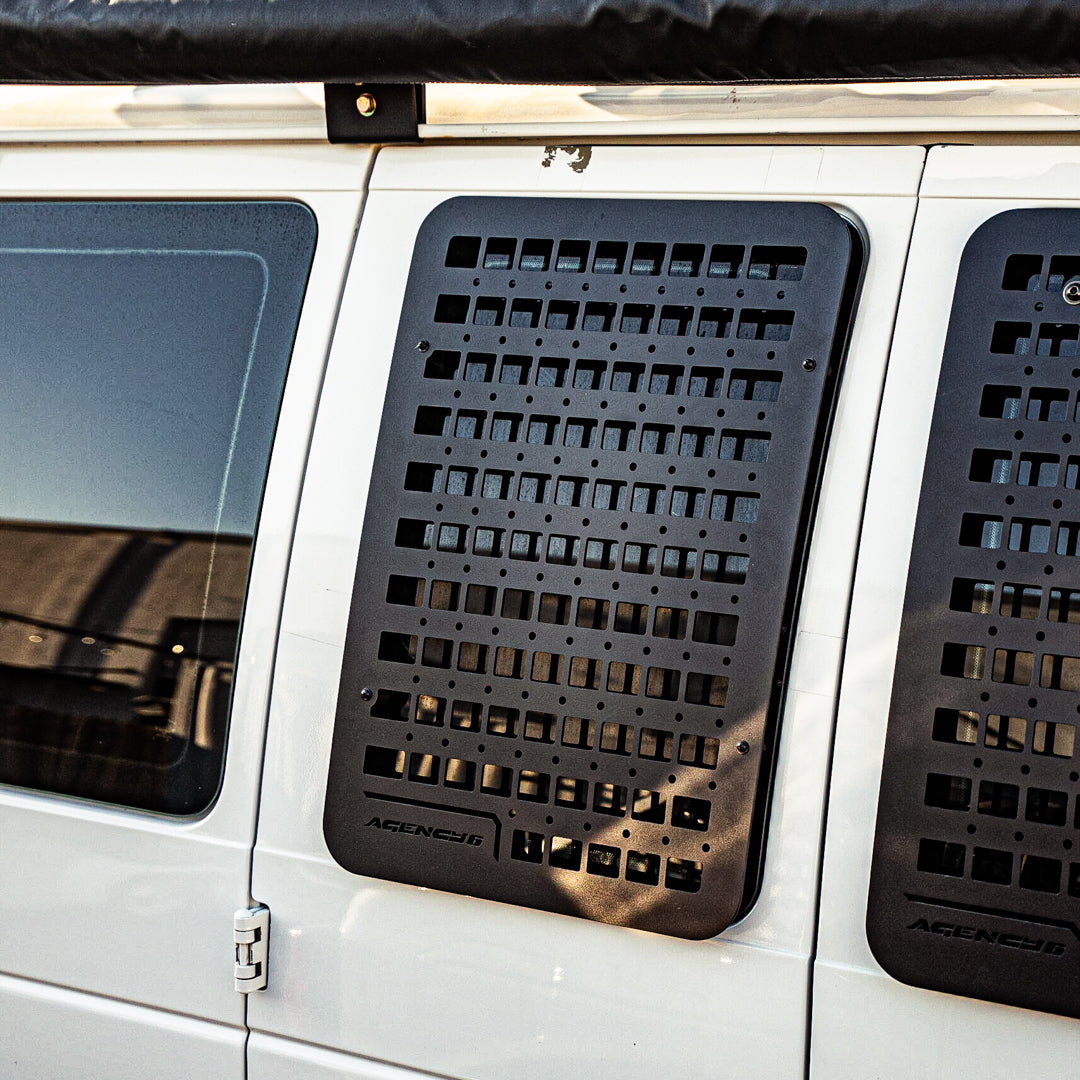 Ford E350 Passenger Side Window GRIDS (Left Barn Door) – image 5