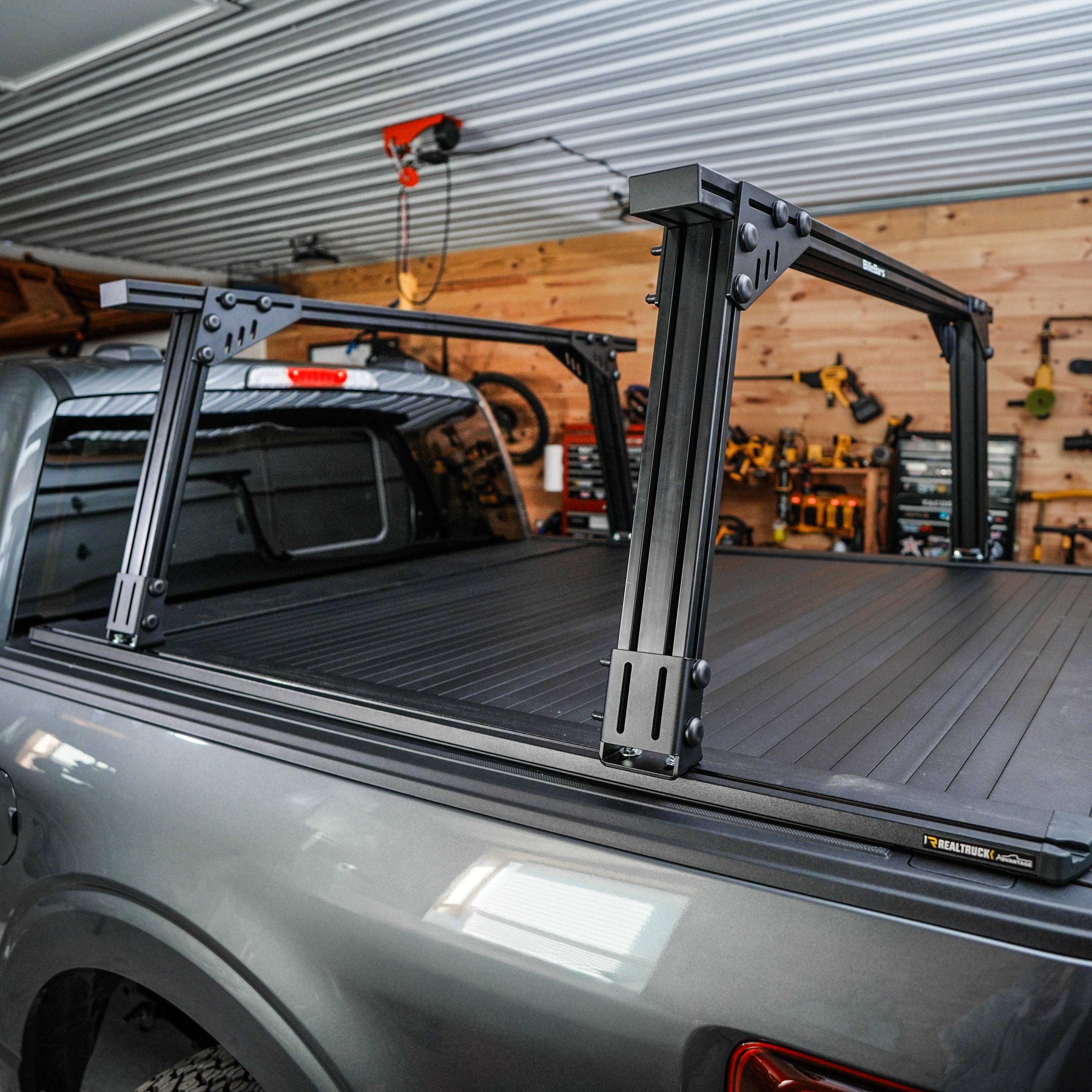 Colorado/Canyon - Bed Rack For Retractable Covers with T-slots
