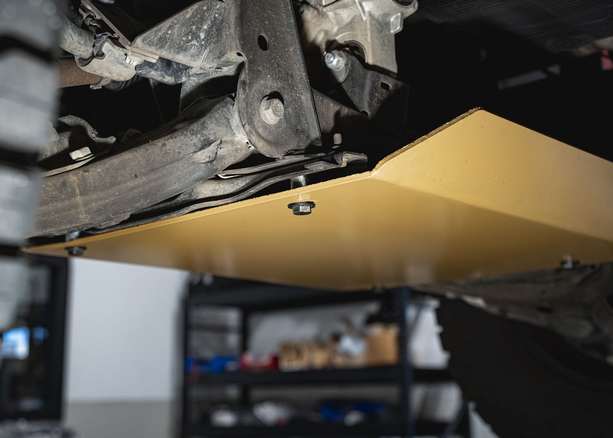Roambuilt Mercedes Sprinter Skid Plate connection point