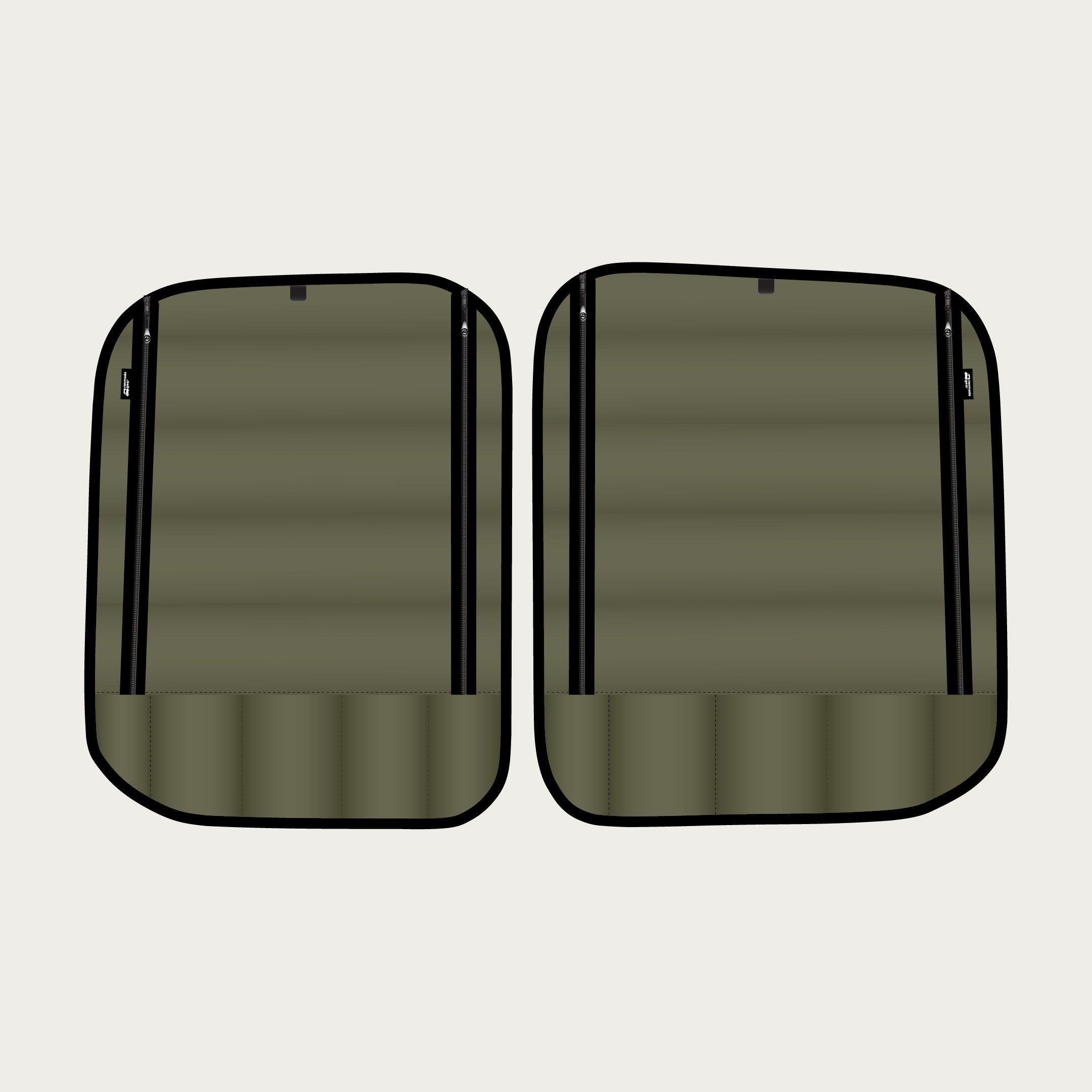 Transit 2015+ Rear Doors (set) Zipper Series