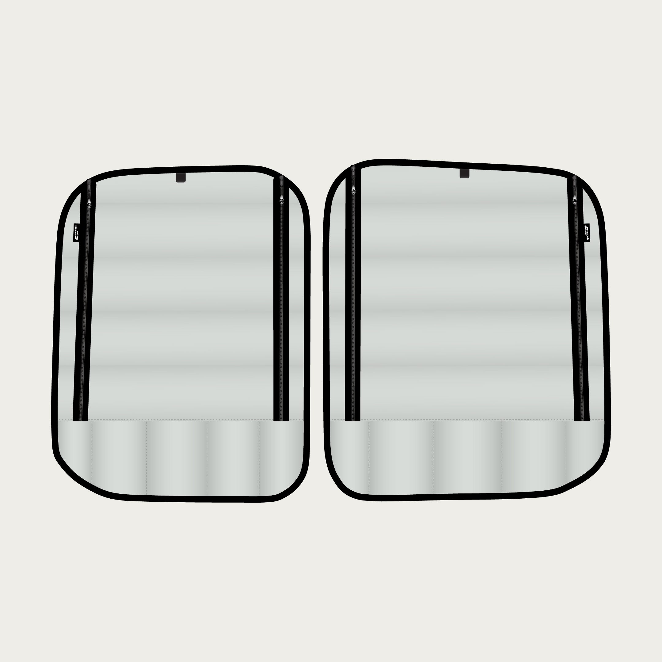 Transit 2015+ Rear Doors (set) Zipper Series