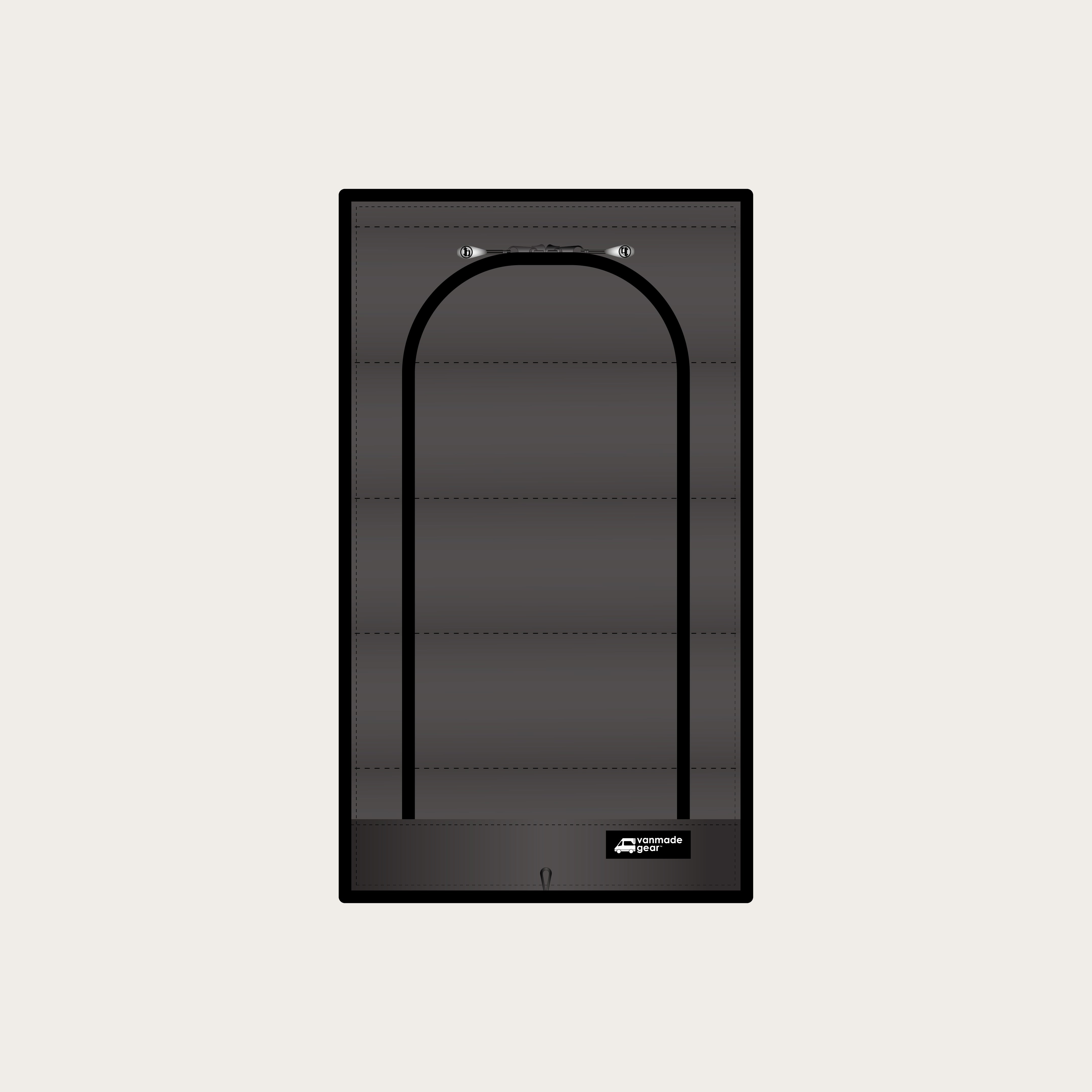 Sprinter Ekko - Bathroom Zipper Shade