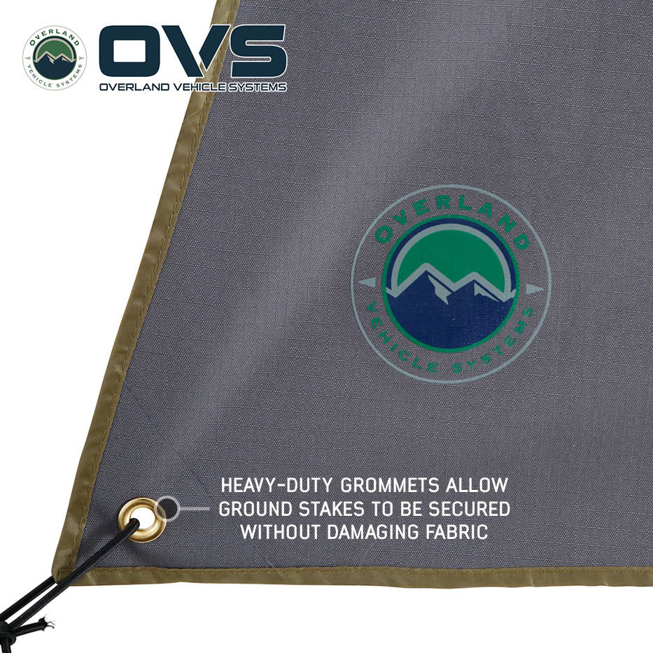 OVS HD Nomadic 270° Awning Walls – Dark Grey with Storage Bag (Universal Fit)