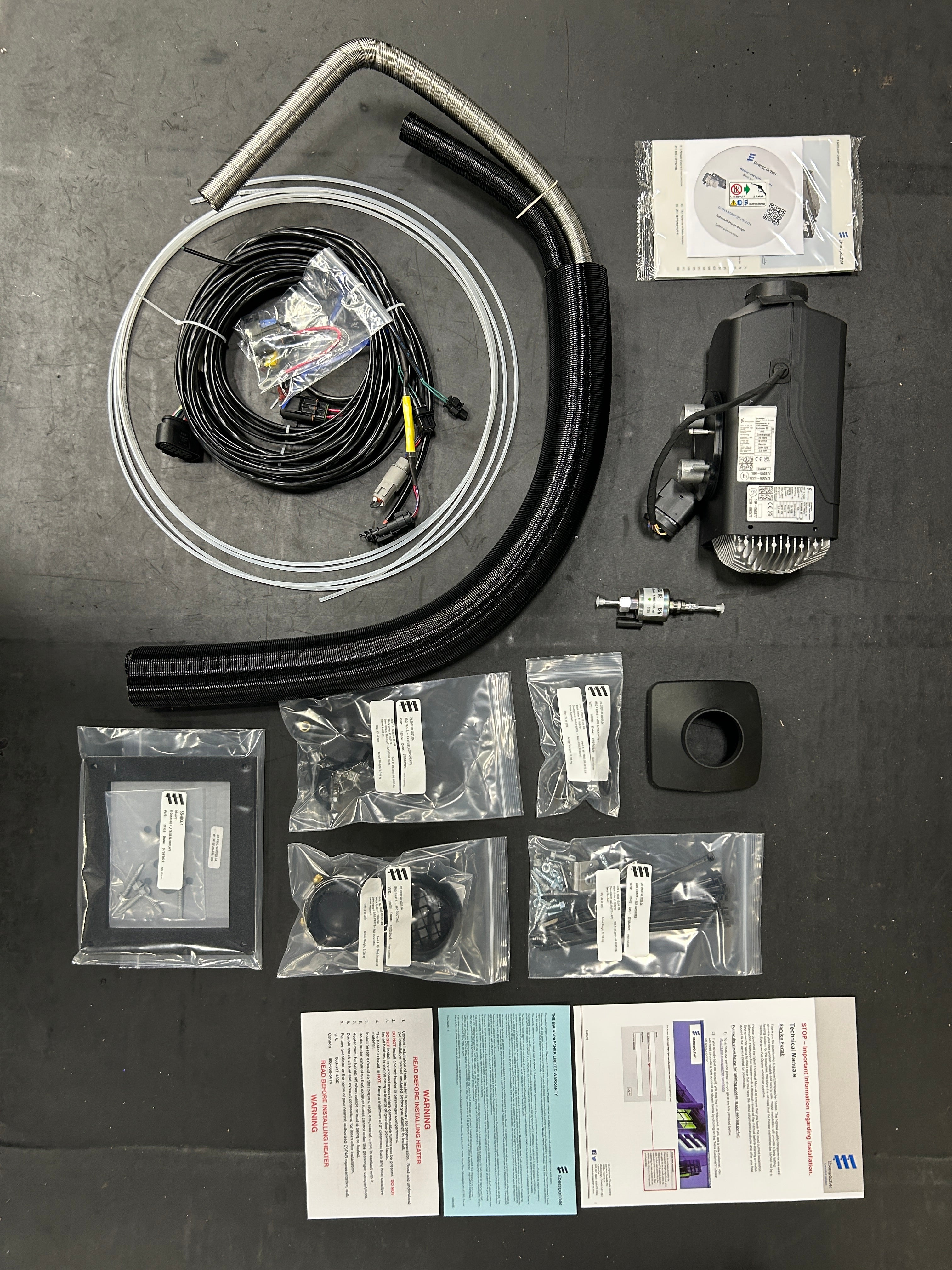 Espar AS3 D2L 12V Diesel Heater | Full Kit for Van Builds