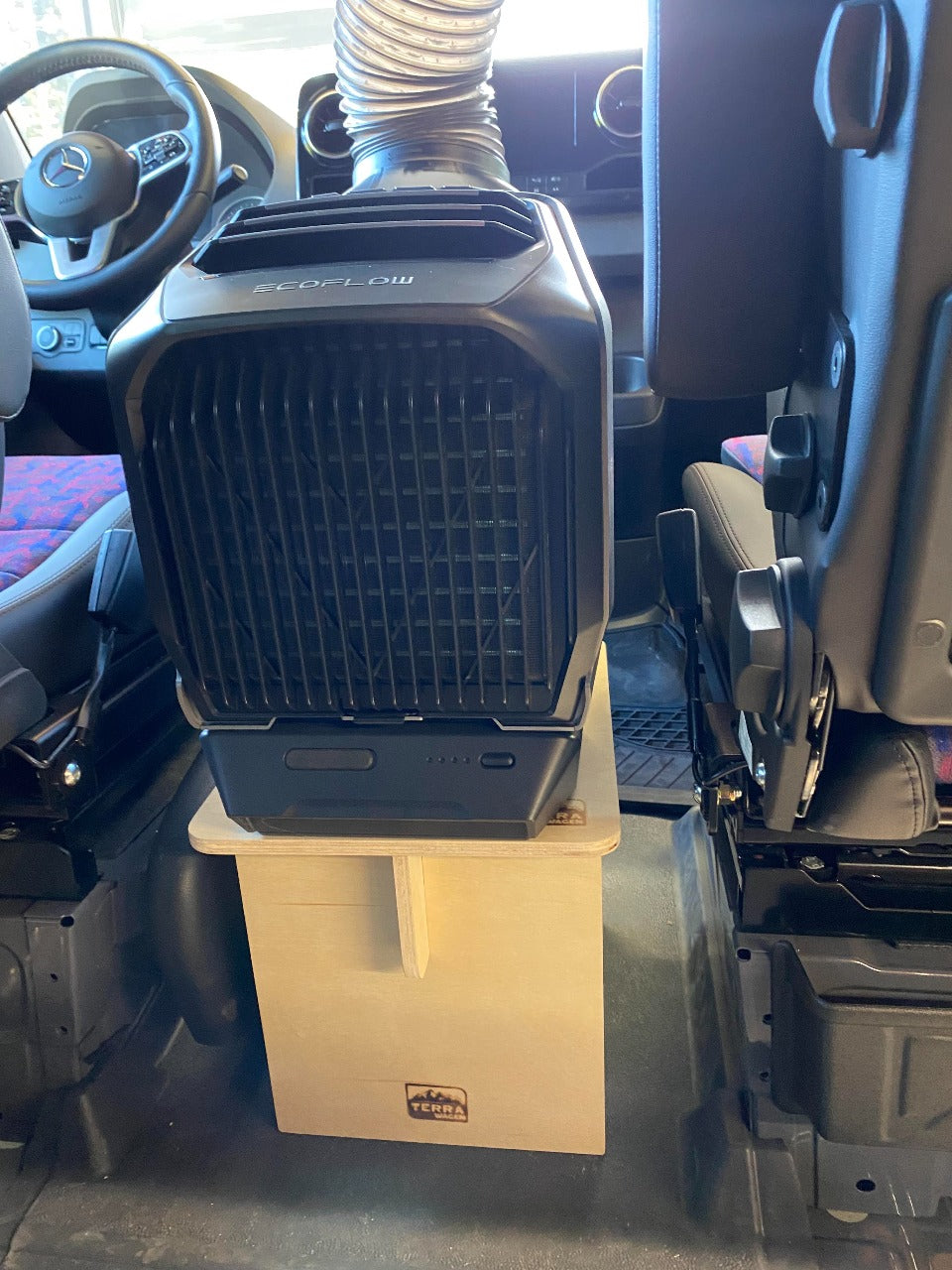 EcoFlow Wave 2 & 3 Window Vent for Vans – ABS Window Vent with Bug Mesh (Sprinter, Transit, ProMaster)
