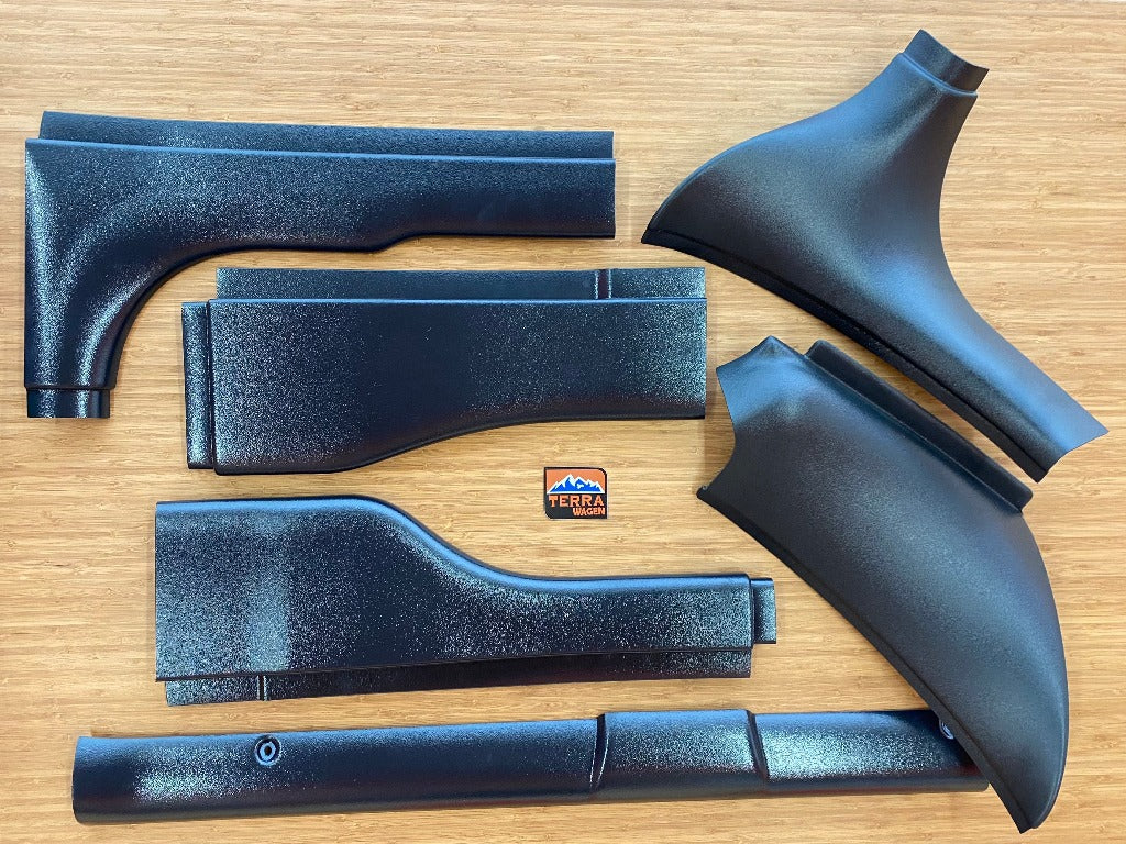 Tidy Trim Front Interior Finishing Kit for Mercedes Sprinter High Roof Vans 906/907 – Segmented Window Trim (Compact Shipping) – image 12