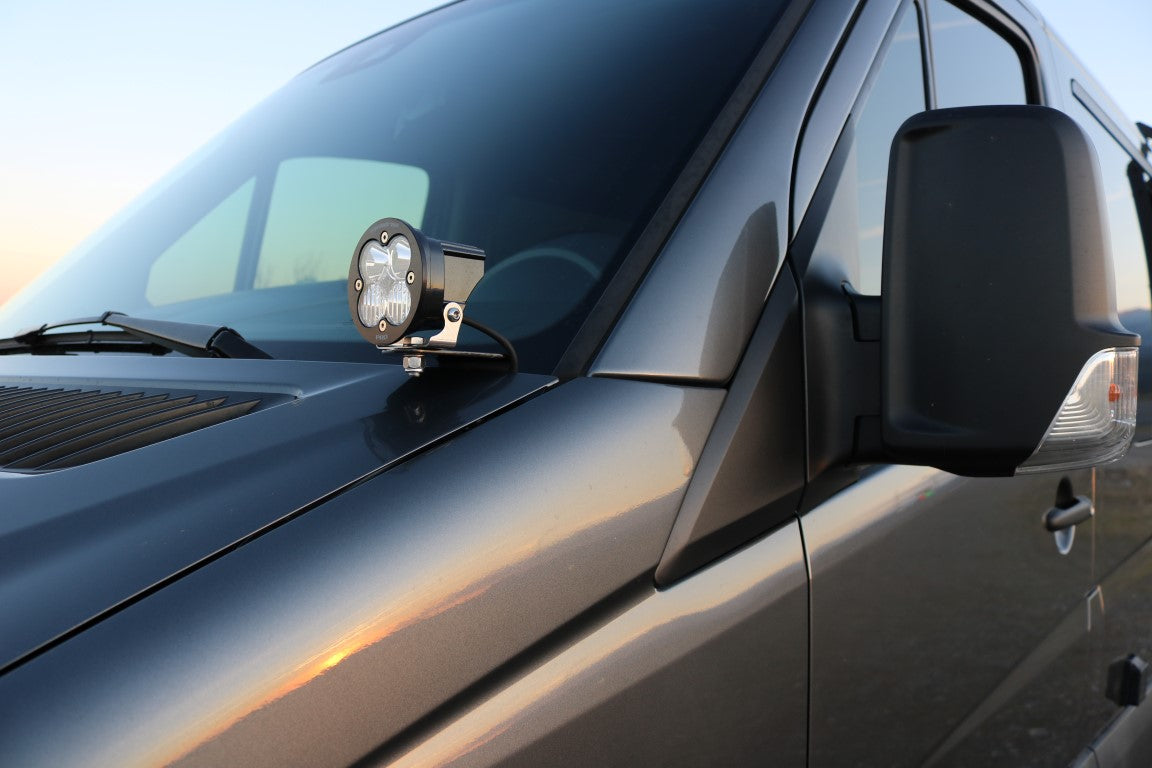 Hoodline Light Pod Mount – Sprinter (2007–2018)
