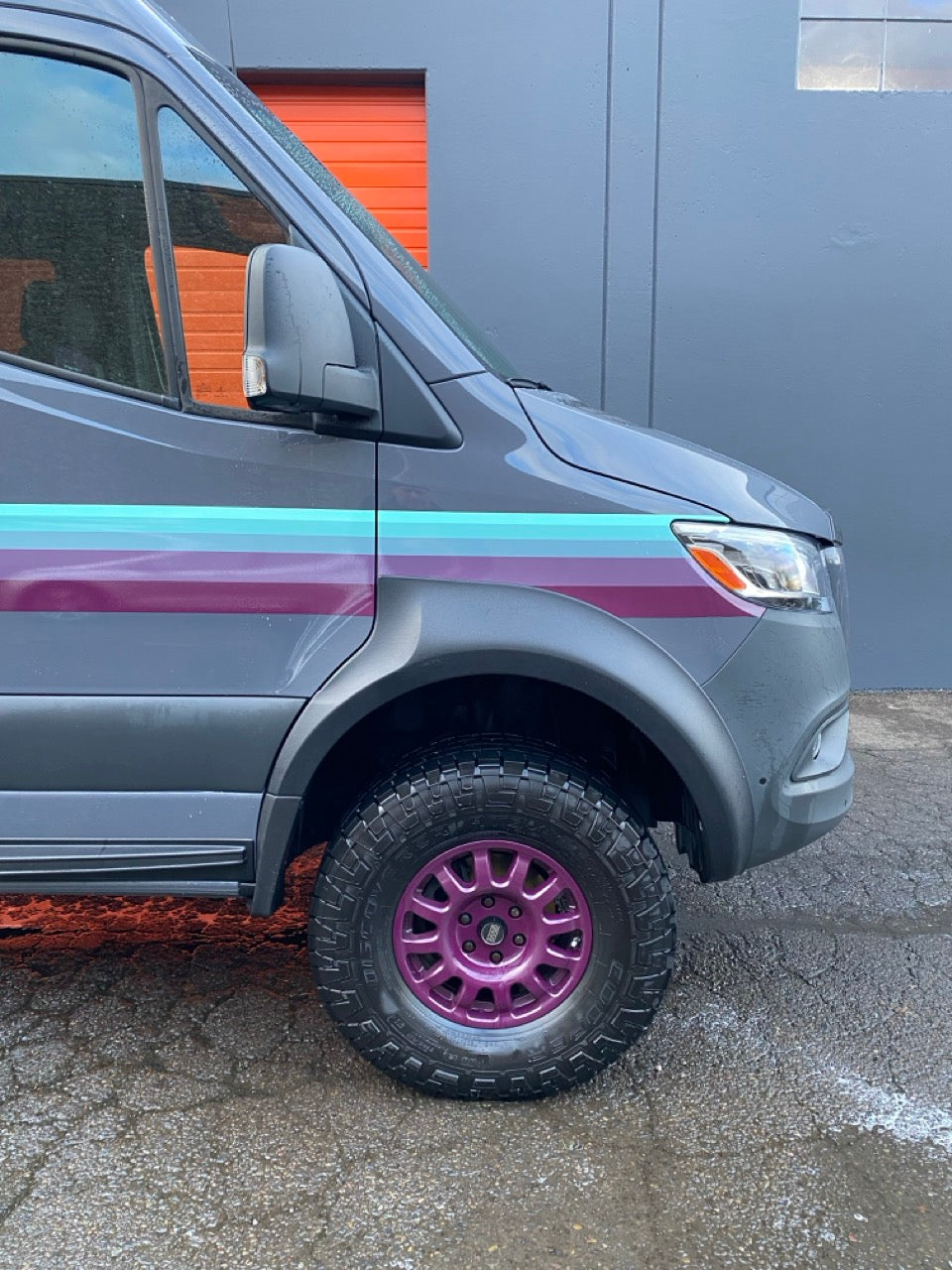 Desert Defender Fender Flares – Maximum Tire Clearance for Mercedes Sprinter 907 (2019–2024)