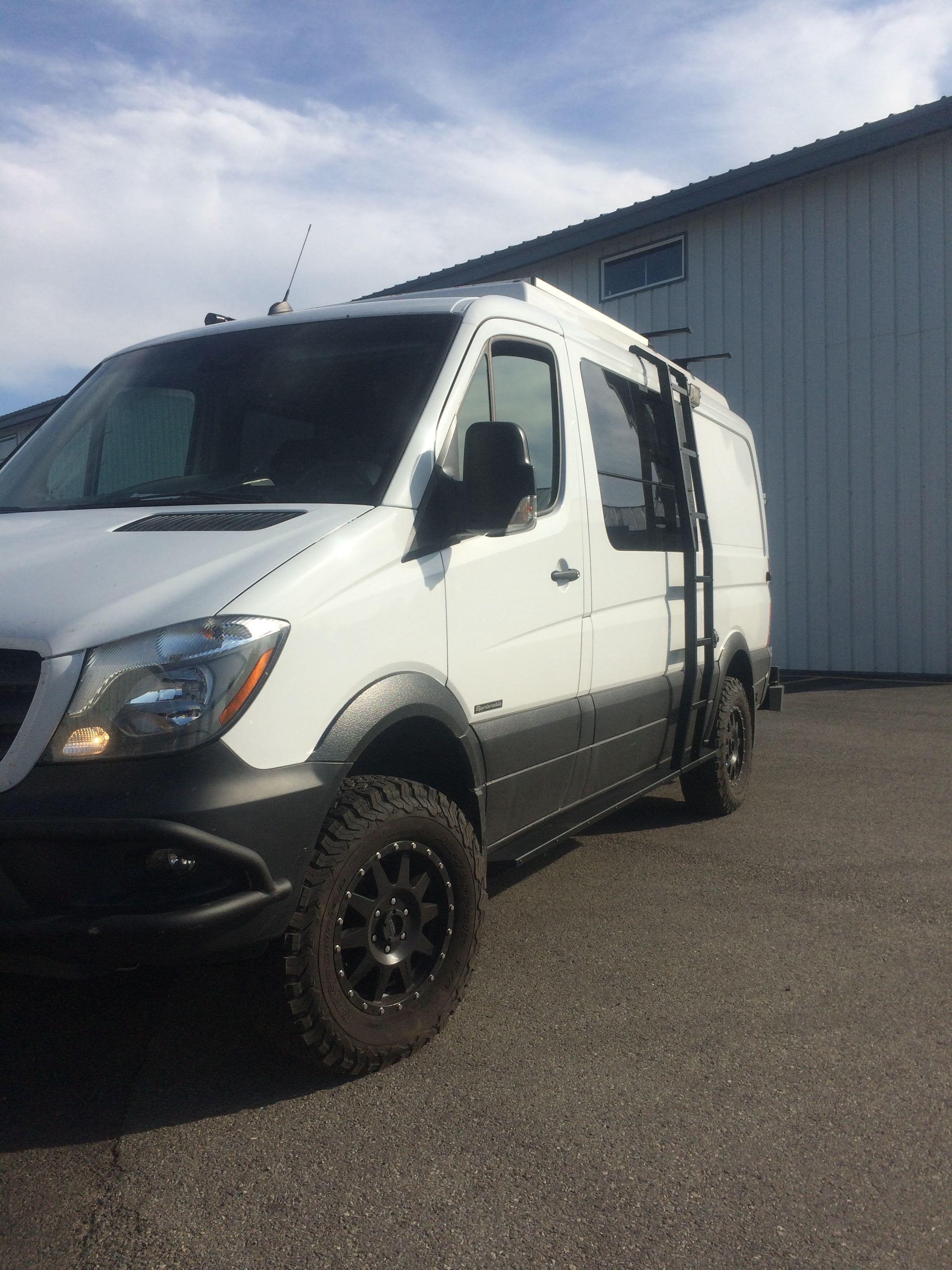 Van Compass Side Ladder for Mercedes Sprinter (2007–Current, Low Roof Only)