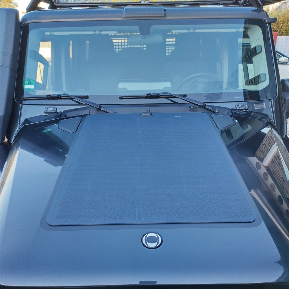Ineos Grenadier Lensun 90W Hood/Bonnet Flexible Solar Panel