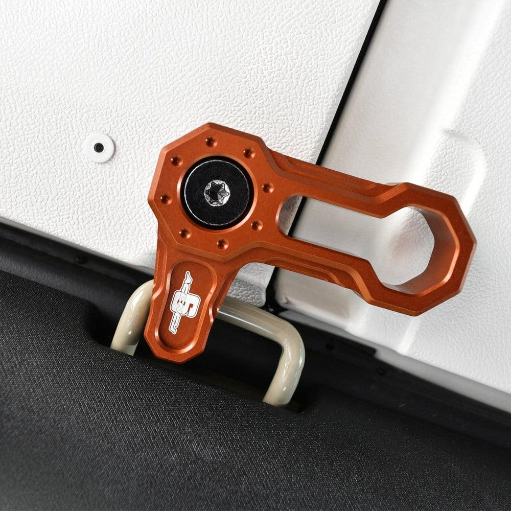 L-SHAPED ROOF LOCKS - JK JEEP (Set of 4) - ORANGE – image 3