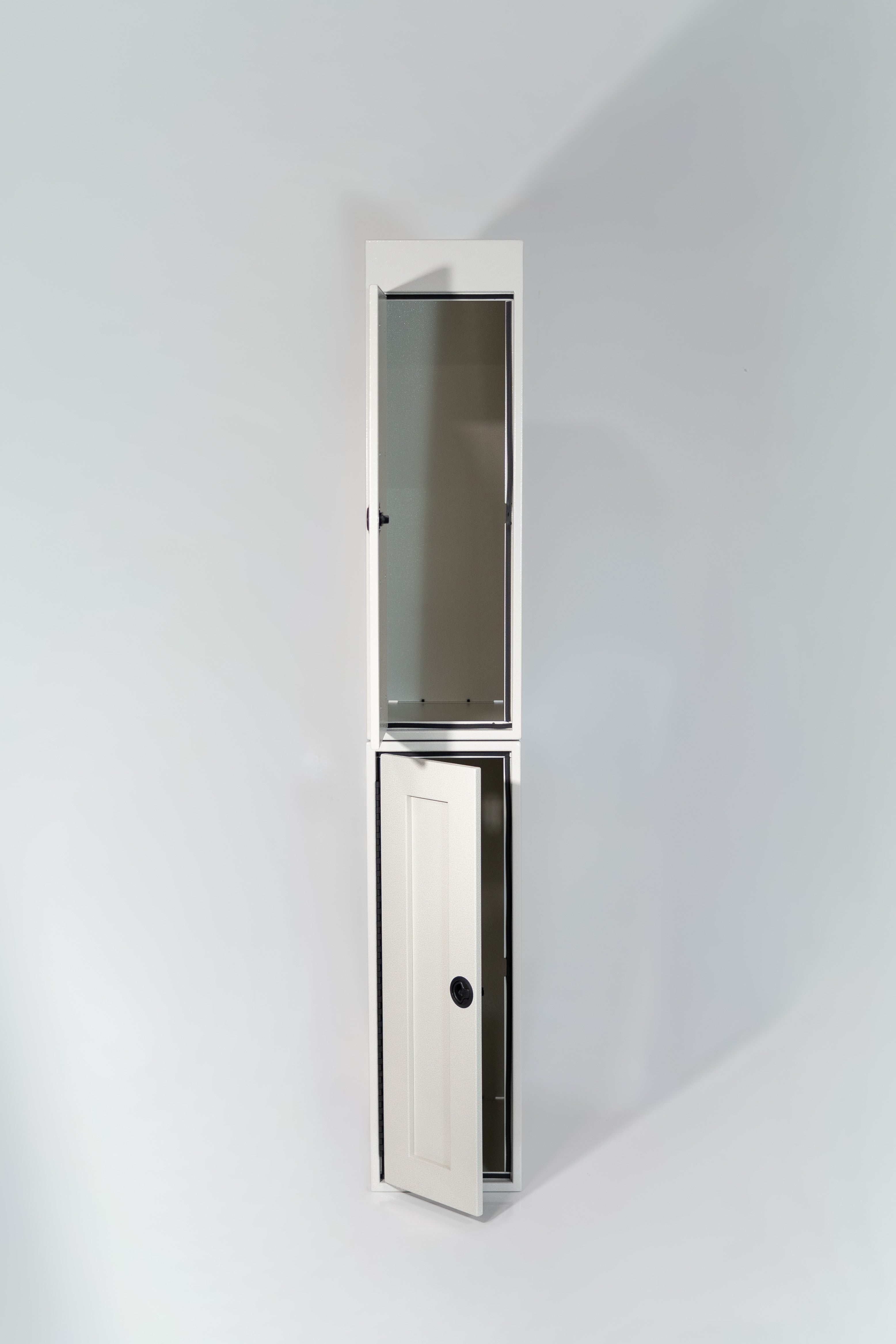 Van Wife Components 12" Single Door Base Cabinet – Full Depth Powder Coated Aluminum