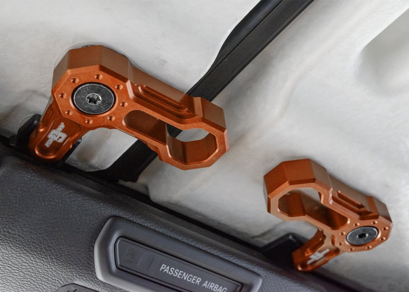 L-SHAPED ROOF LOCKS - JL/JT JEEP (Set of 6) ORANGE – image 9