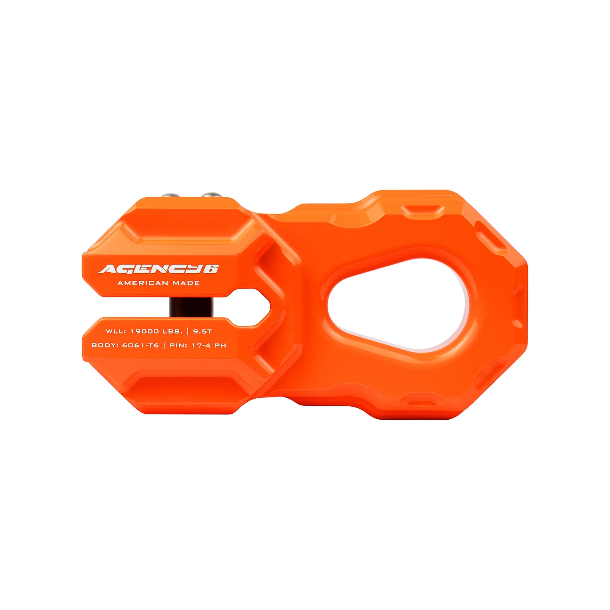 Billet Winch Shackle - Orange – image 3