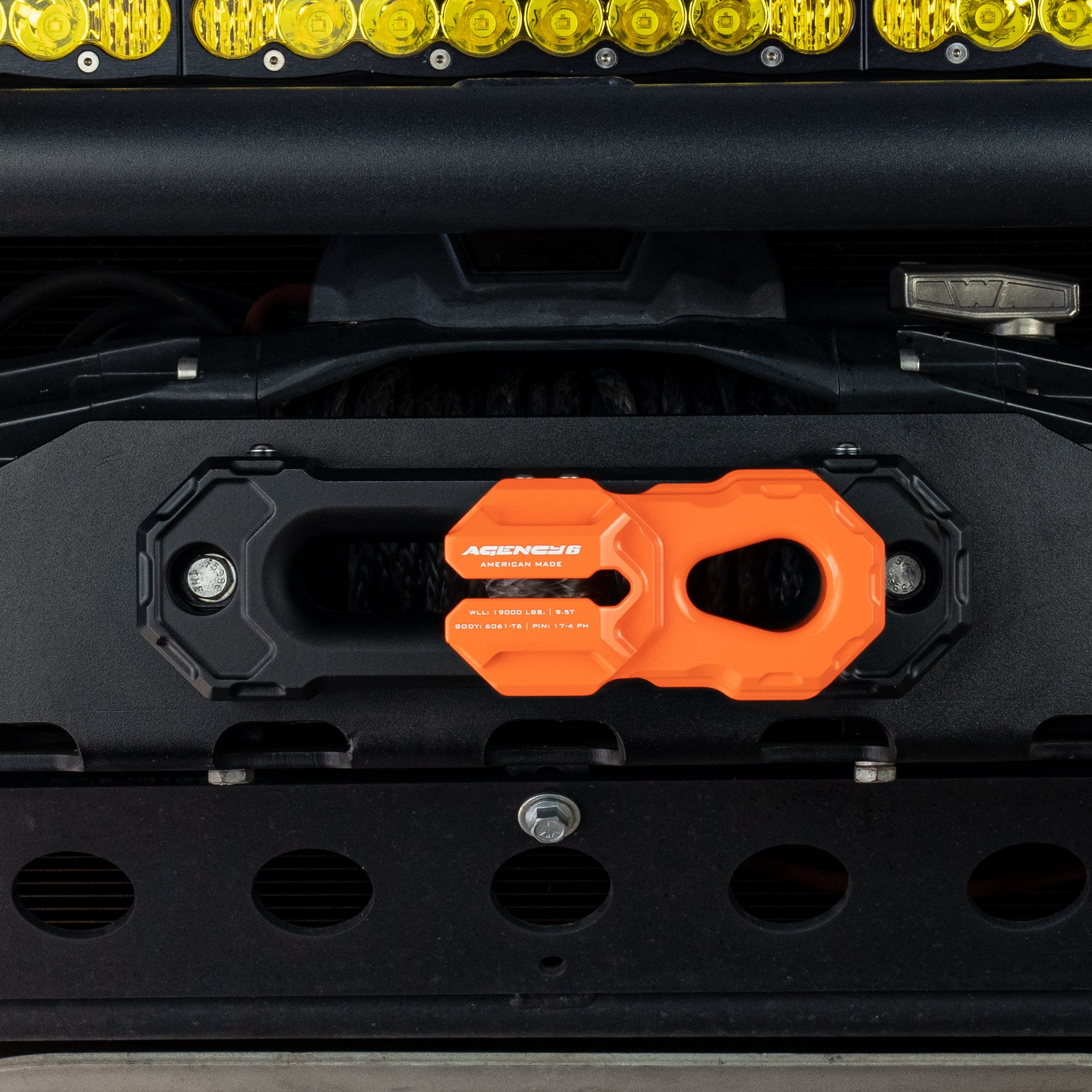 Billet Winch Shackle - Orange – image 2
