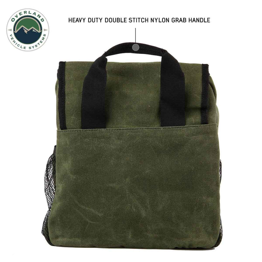 Overnight With Handle And Straps - #16 Waxed Canvas