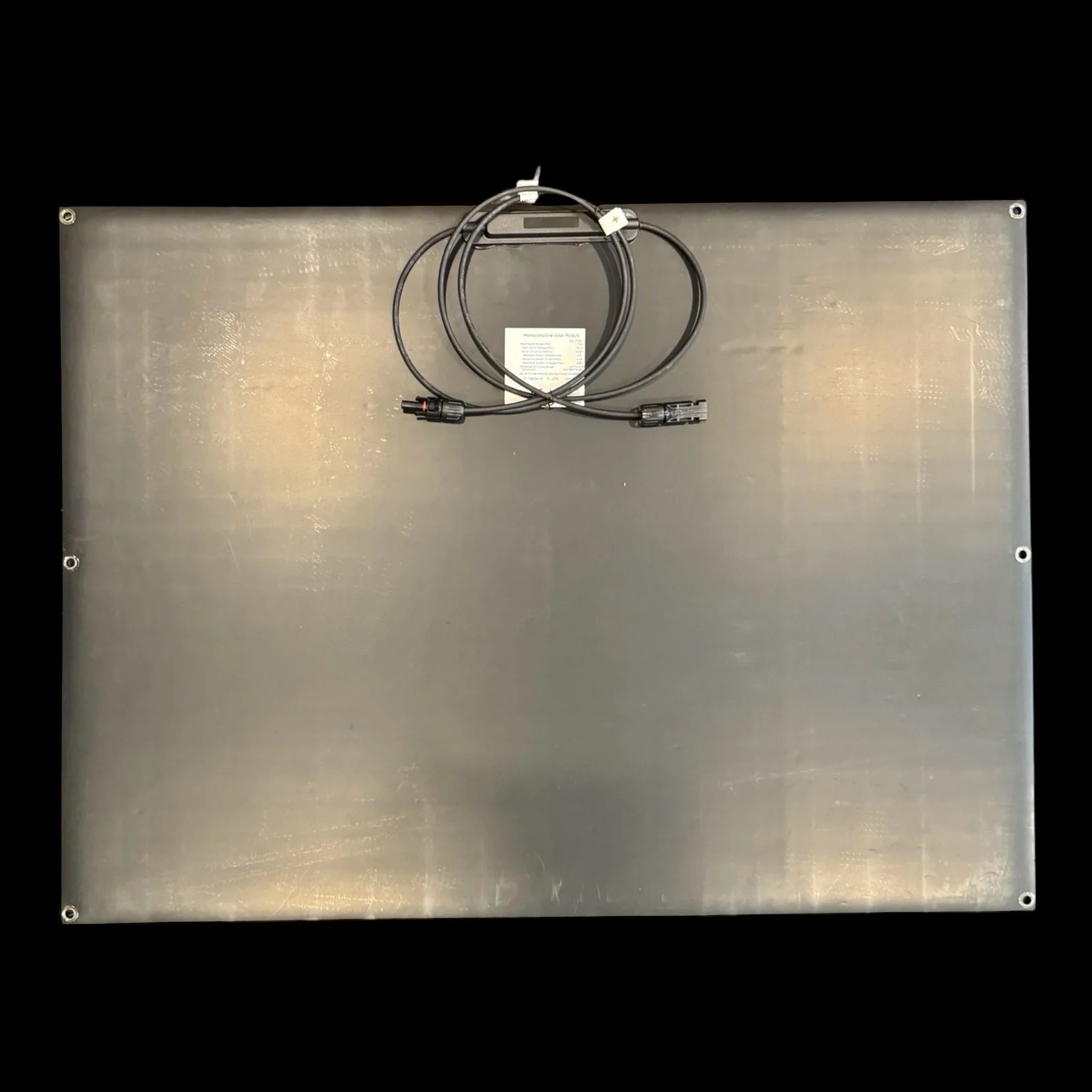 Van Wife Components 115W Semi-Rigid Walkable Solar Panel – High Efficiency Shingled Design (50" x 18")