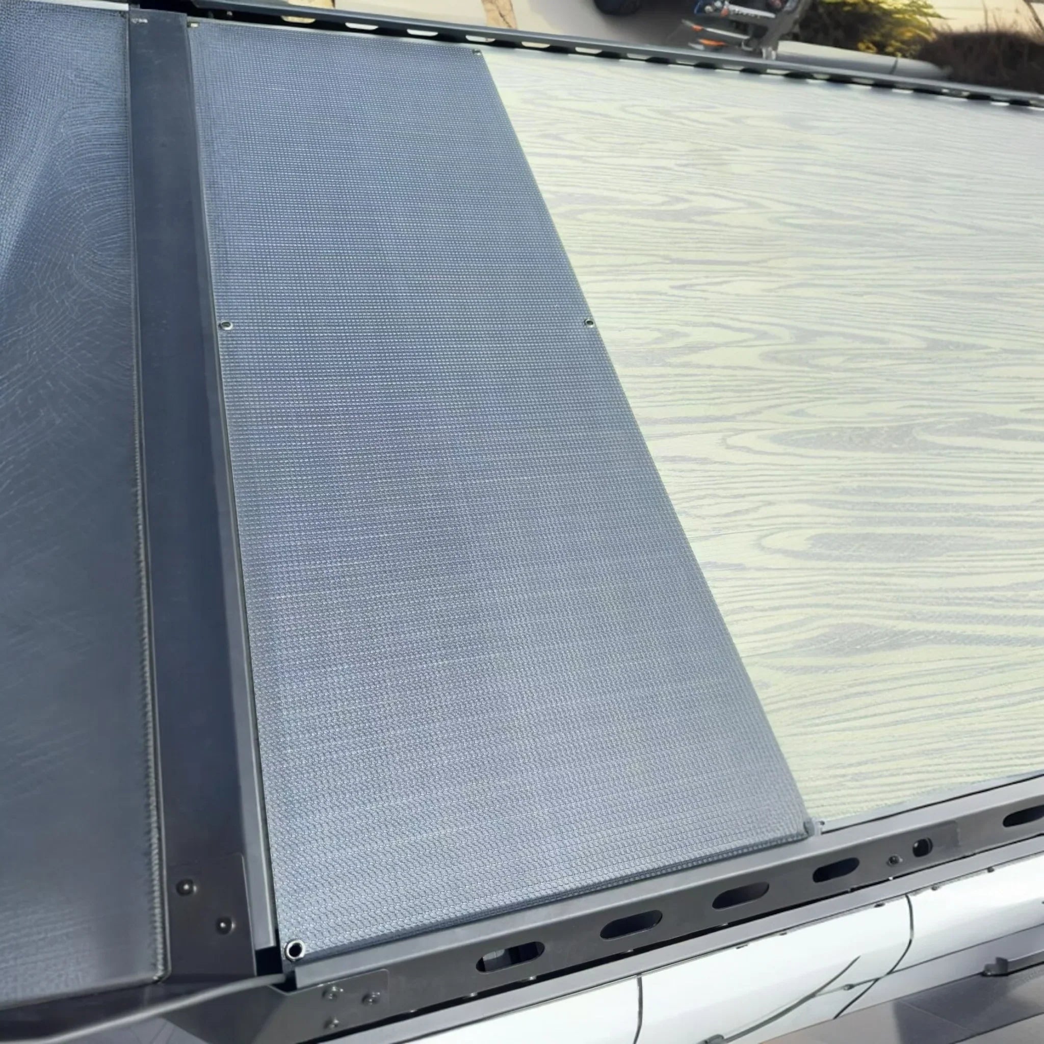 Van Wife Components 115W Semi-Rigid Walkable Solar Panel – High Efficiency Shingled Design (50" x 18")