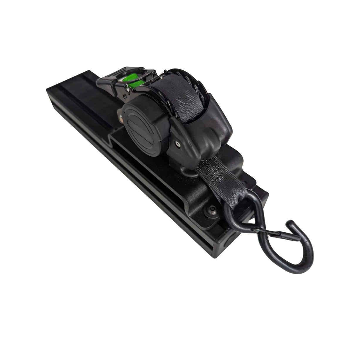 Bed Rack Mounted Ratchet Strap