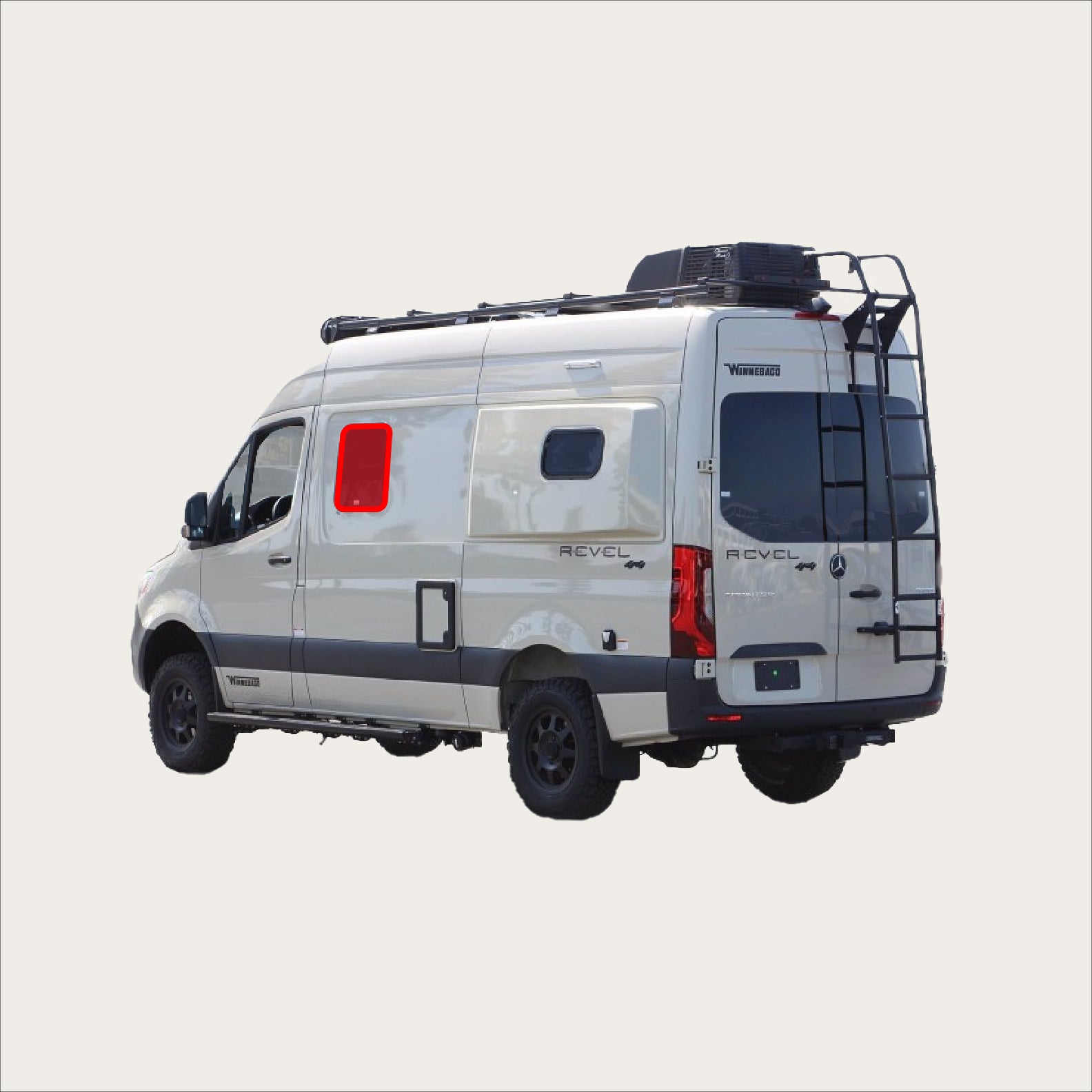 Tiffin GH1  - Adventure Bar Window Zipper Shades