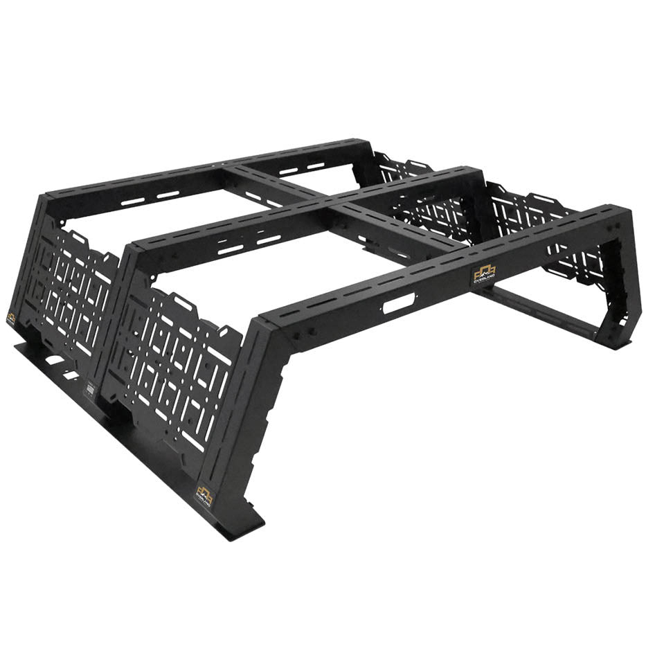 Ruff Rax 2014-2019 Chevy Silverado / GMC Sierra 1500 5.7 ft Bed Rack 3 Quarter