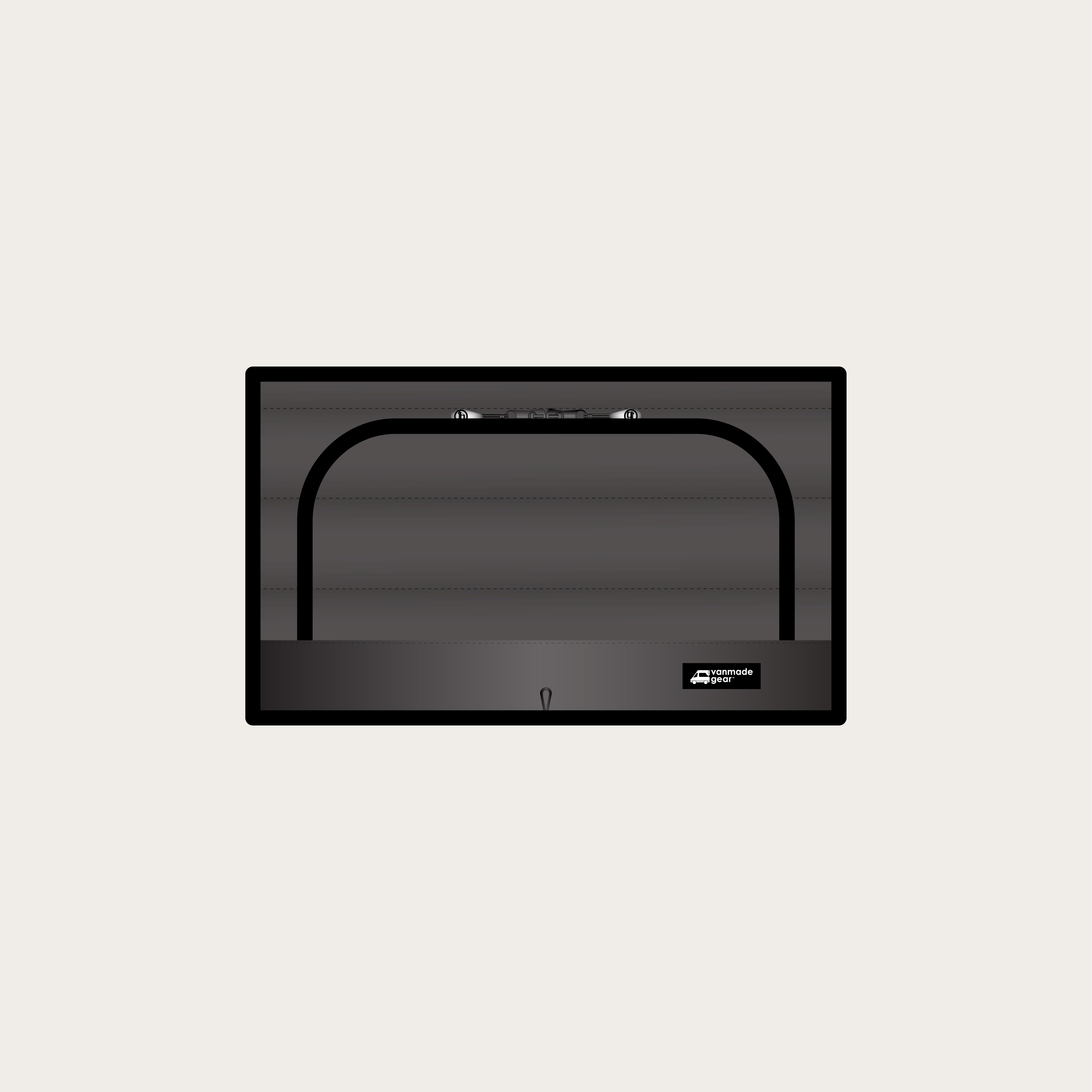 Tiffin GH1  - Adventure Bar Window Zipper Shades