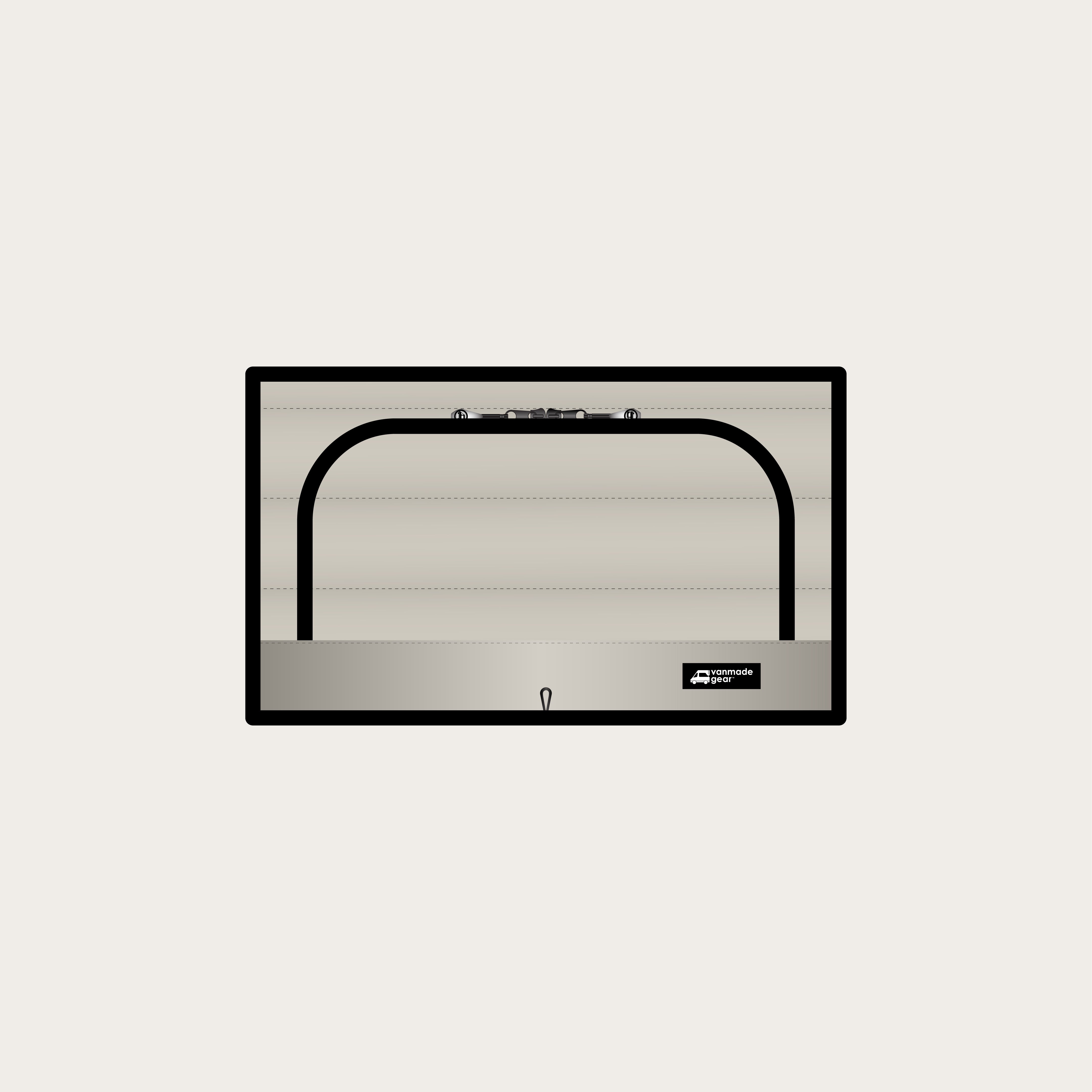 Tiffin GH1  - Adventure Bar Window Zipper Shades