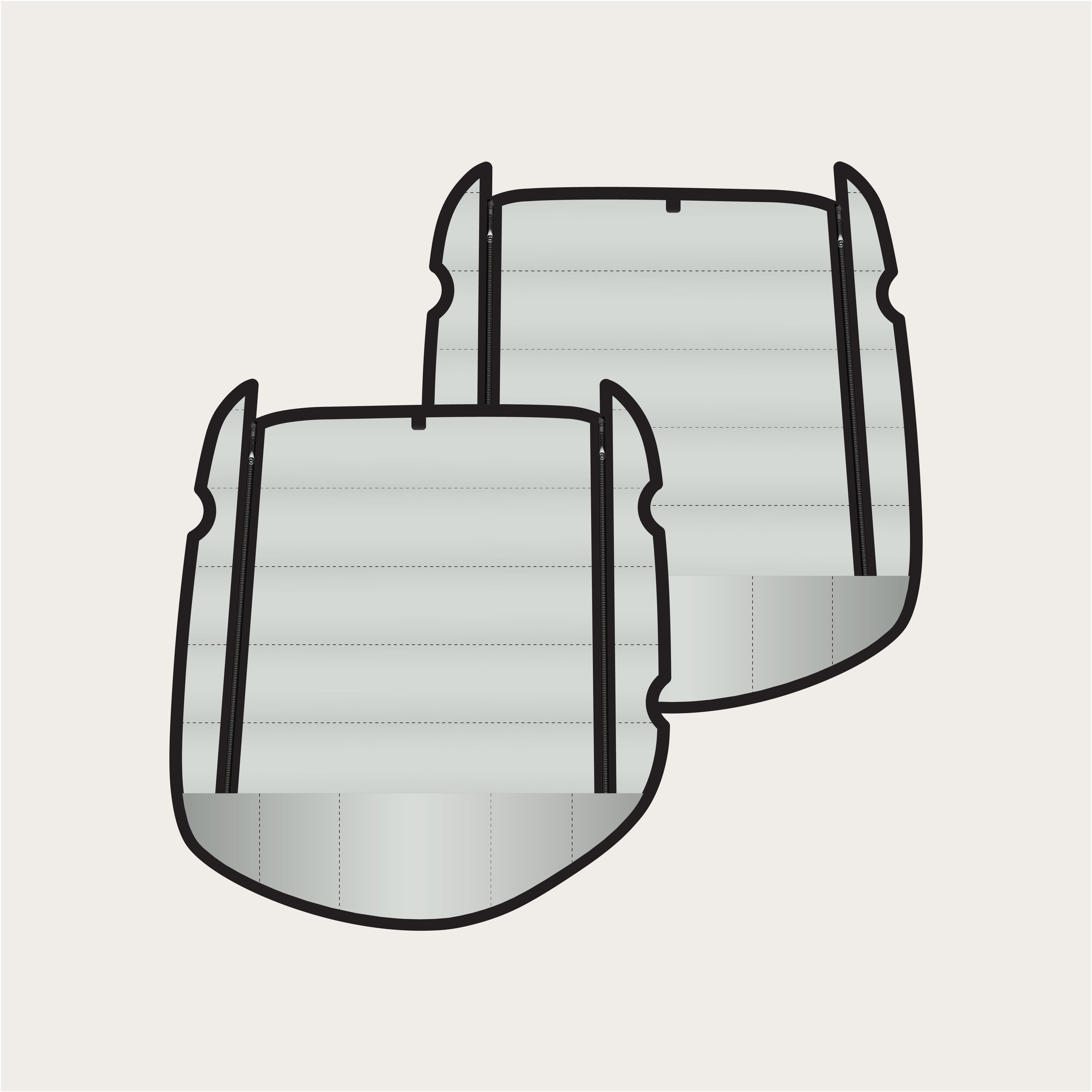 Sprinter 2019+ - Rear Doors (set) Zipper Series – image 5