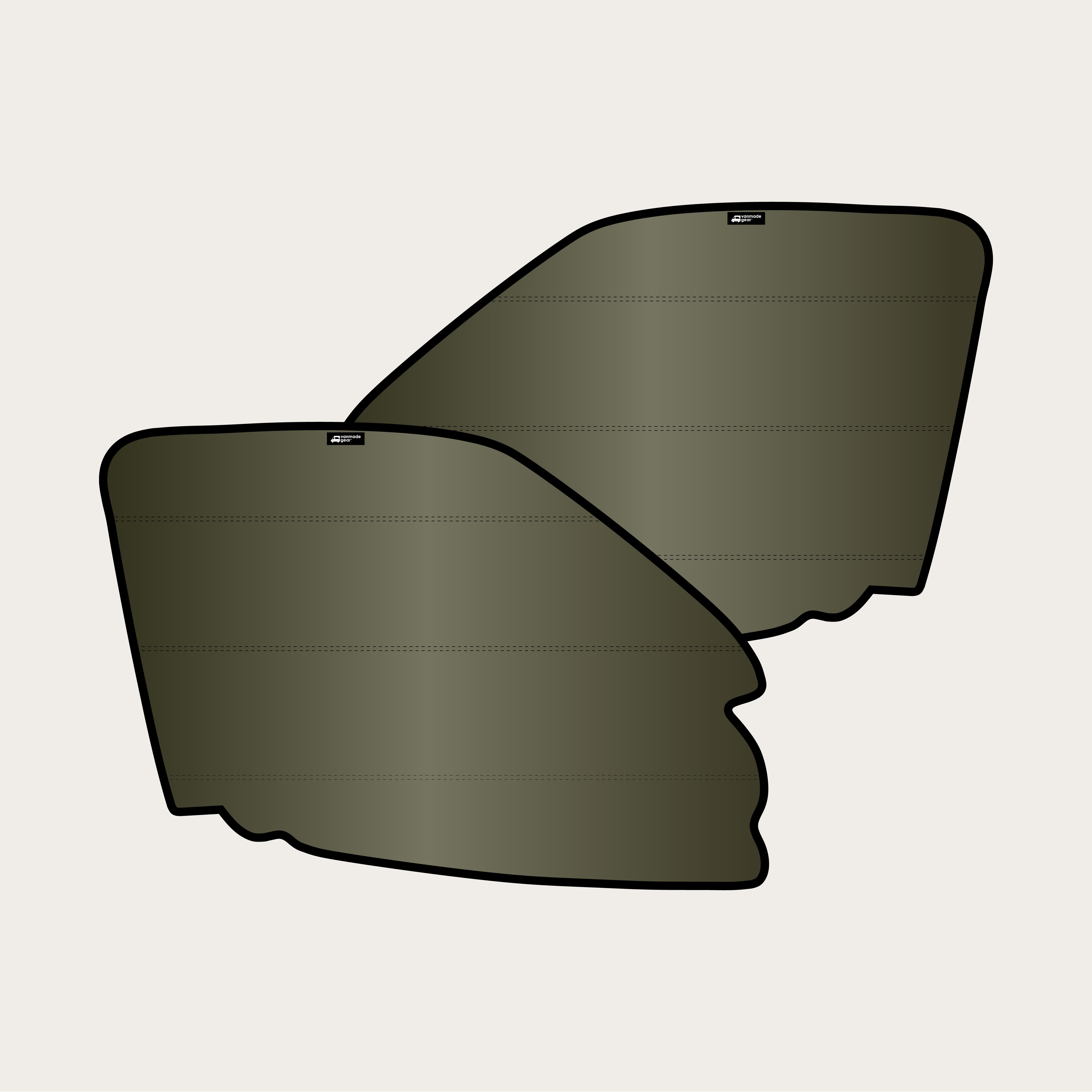 Sprinter Ekko - Front Door Shades (set)