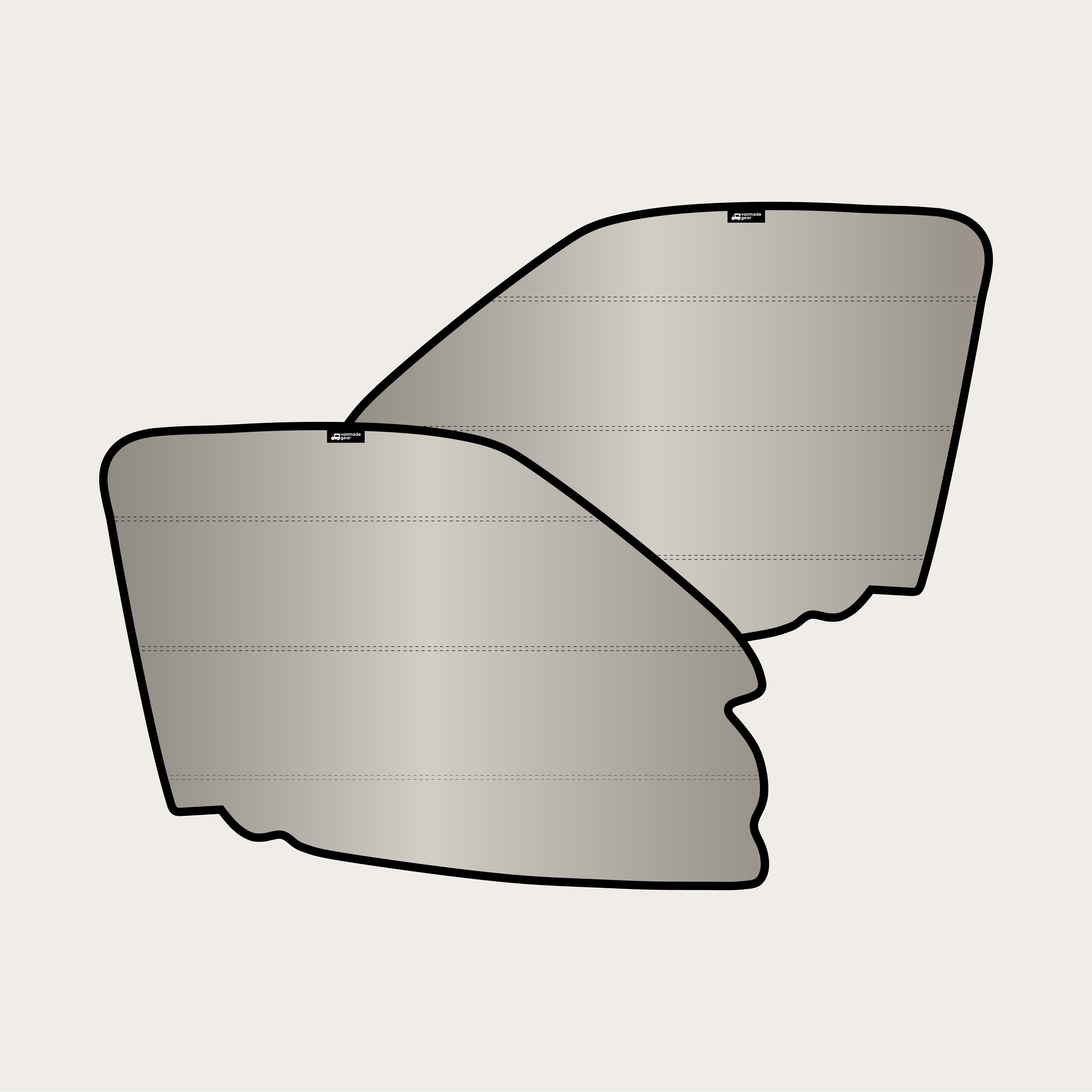 Sprinter 2019+ - Front Door Shades (set)