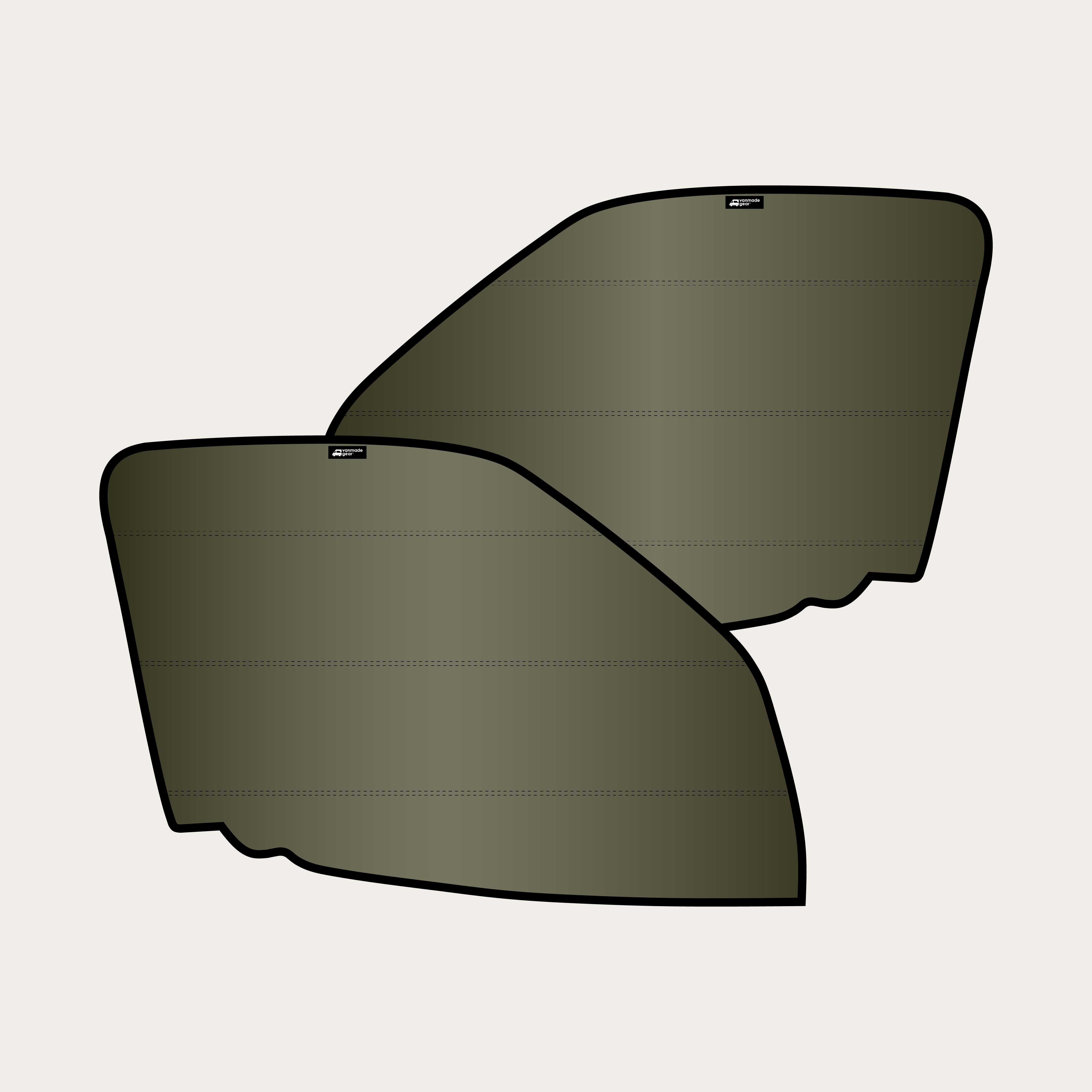 Sprinter 2019+ - Front Door Shades (set)