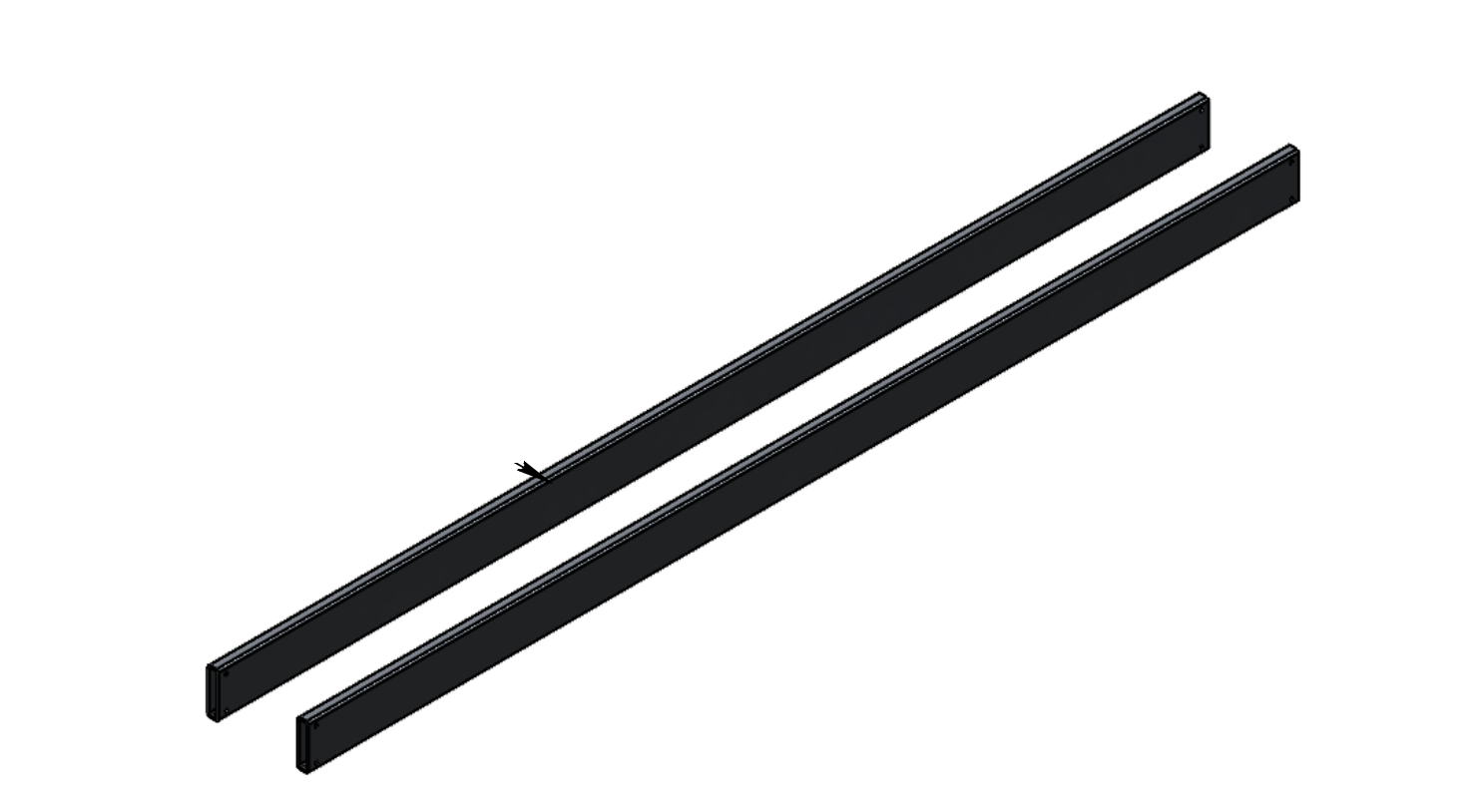 Van Wife Components 66" Support Tube for Bed System – Structural Bed Support