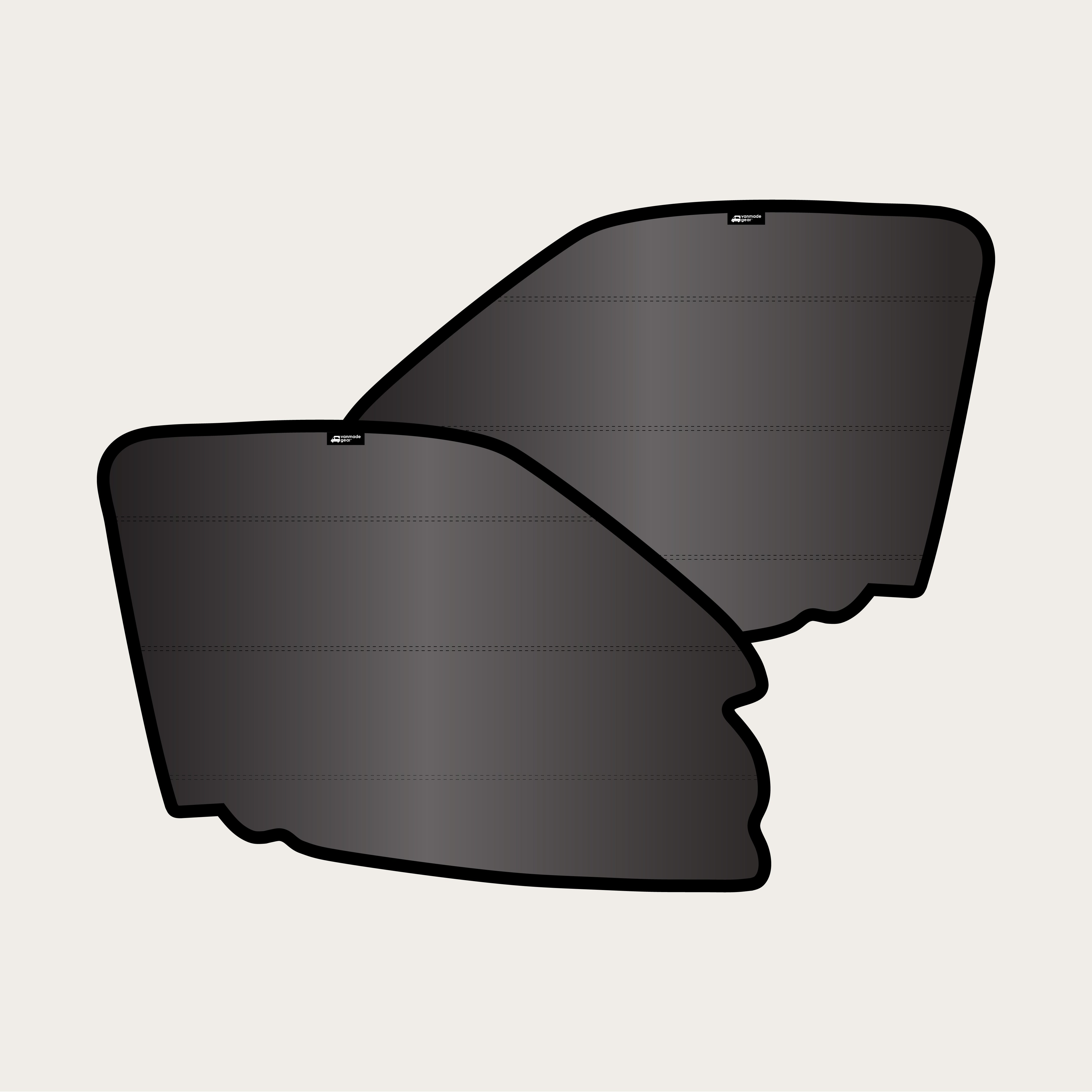 Tiffin Open Trail - Front Door Shades (set)