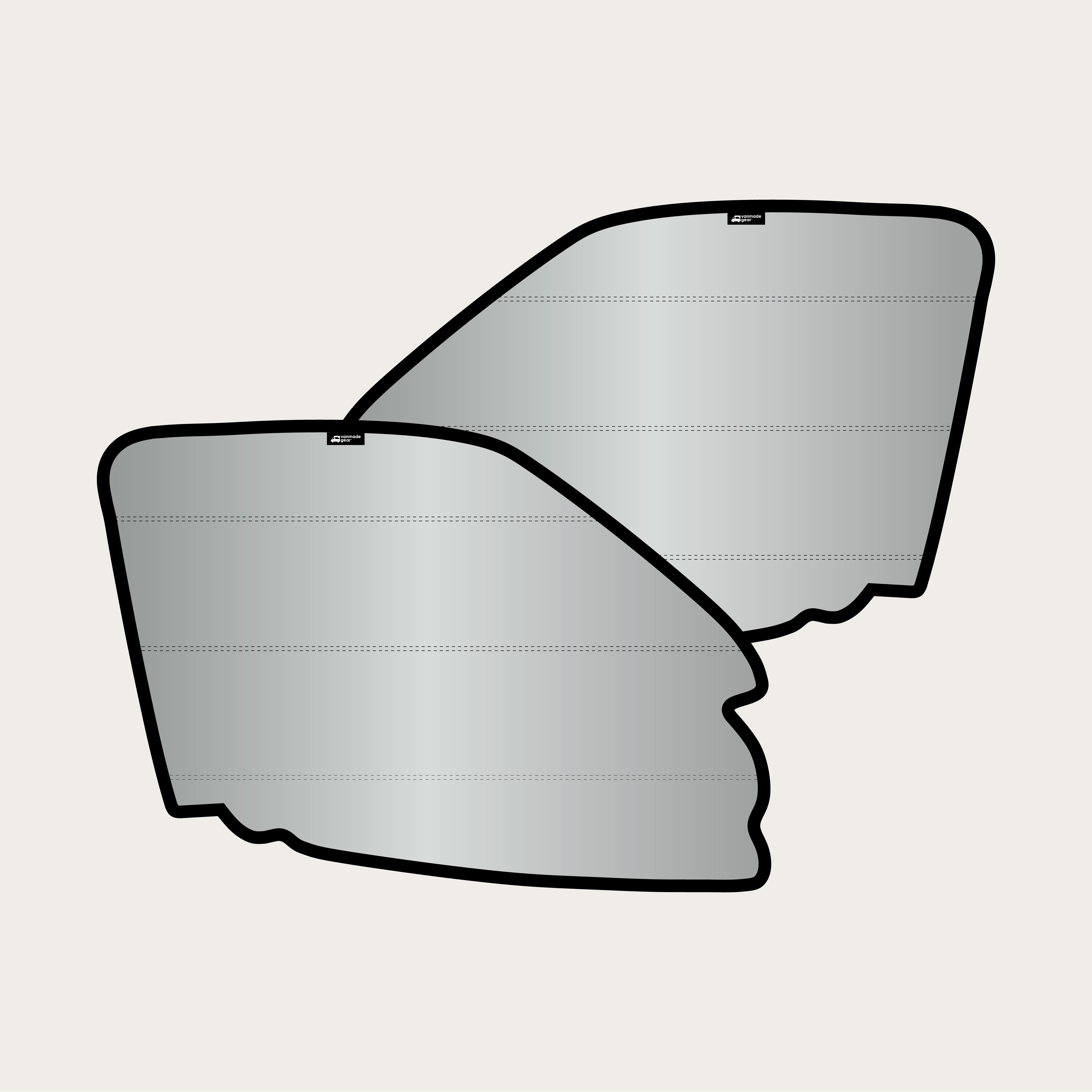 Tiffin Open Trail - Front Door Shades (set)