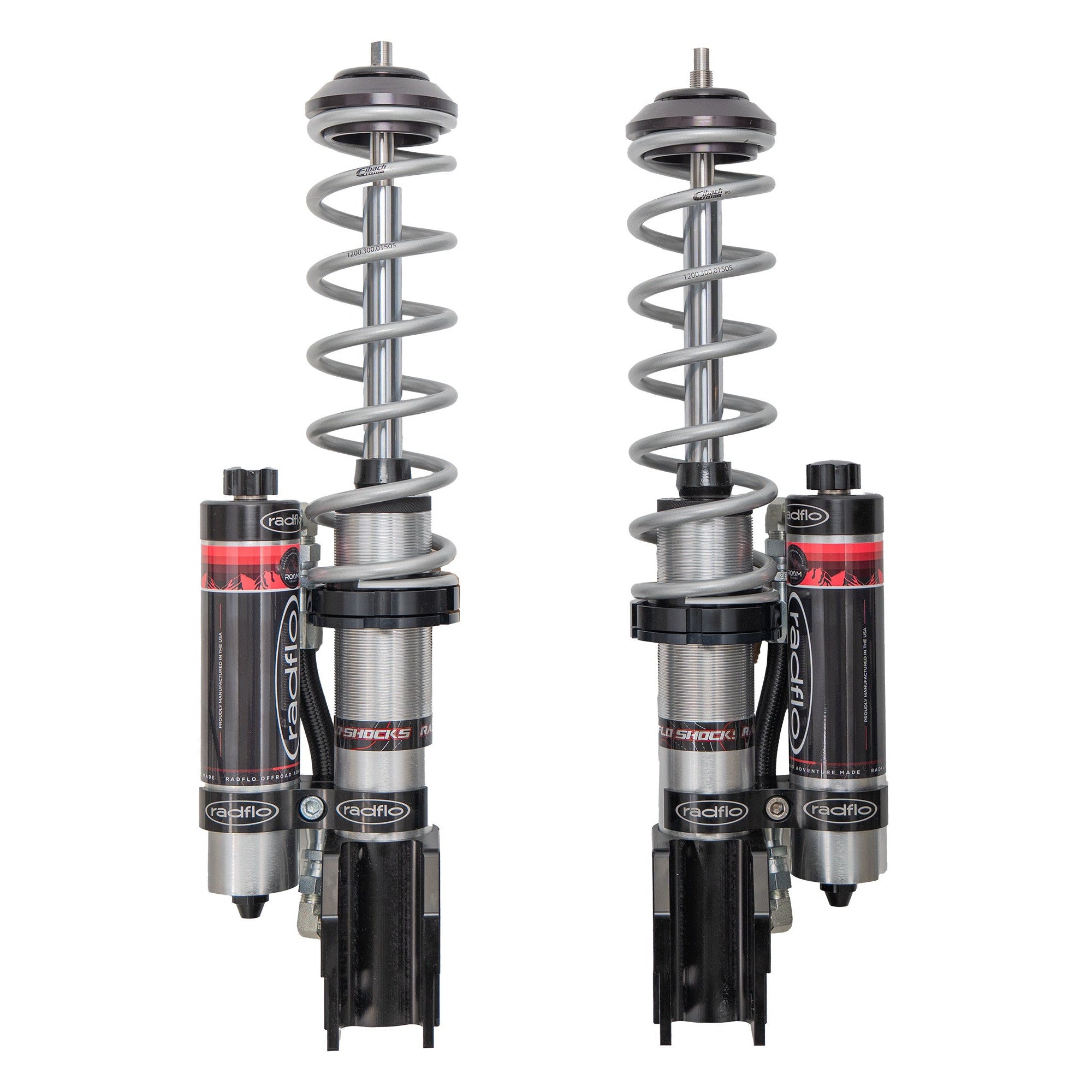 Radflo Sprinter Series ROAM 2.5 Front Coilover with Compression Adjuster (0–2" Lift)