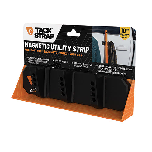 Tack Strap Magnetic Utility Strip – Tool & Gear Organizer with Hooks (10 lb Capacity) – image 9