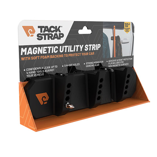 Tack Strap Magnetic Utility Strip – Tool & Gear Organizer with Hooks (10 lb Capacity) – image 8