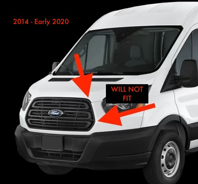 Ford Transit Aero Hood Spoiler – Paint Protection Deflector (2021+)