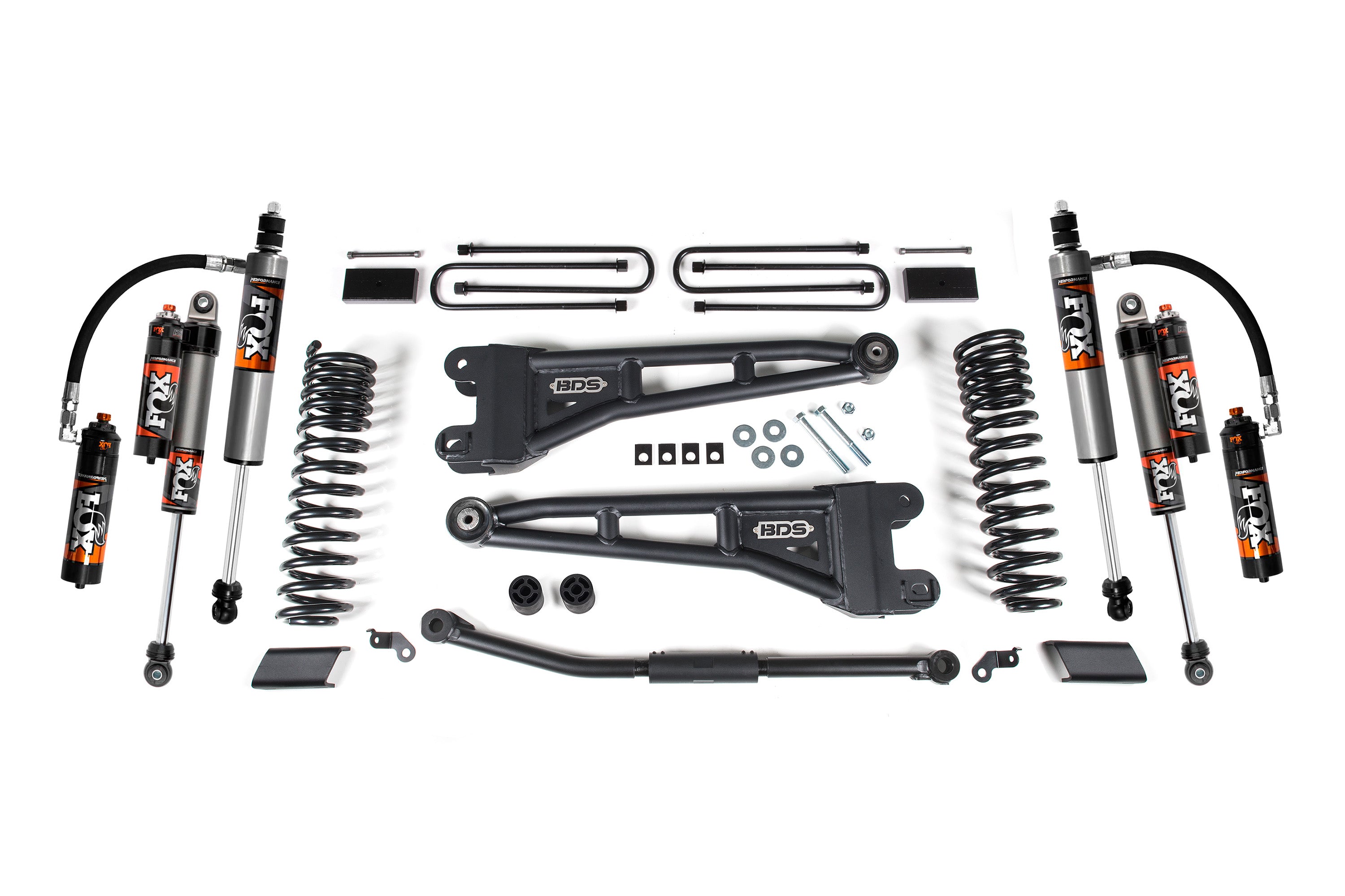 2.5 Inch Lift Kit w/ Radius Arm | Ford F450 Super Duty (23-26) - FOX 2.0 Performance Series